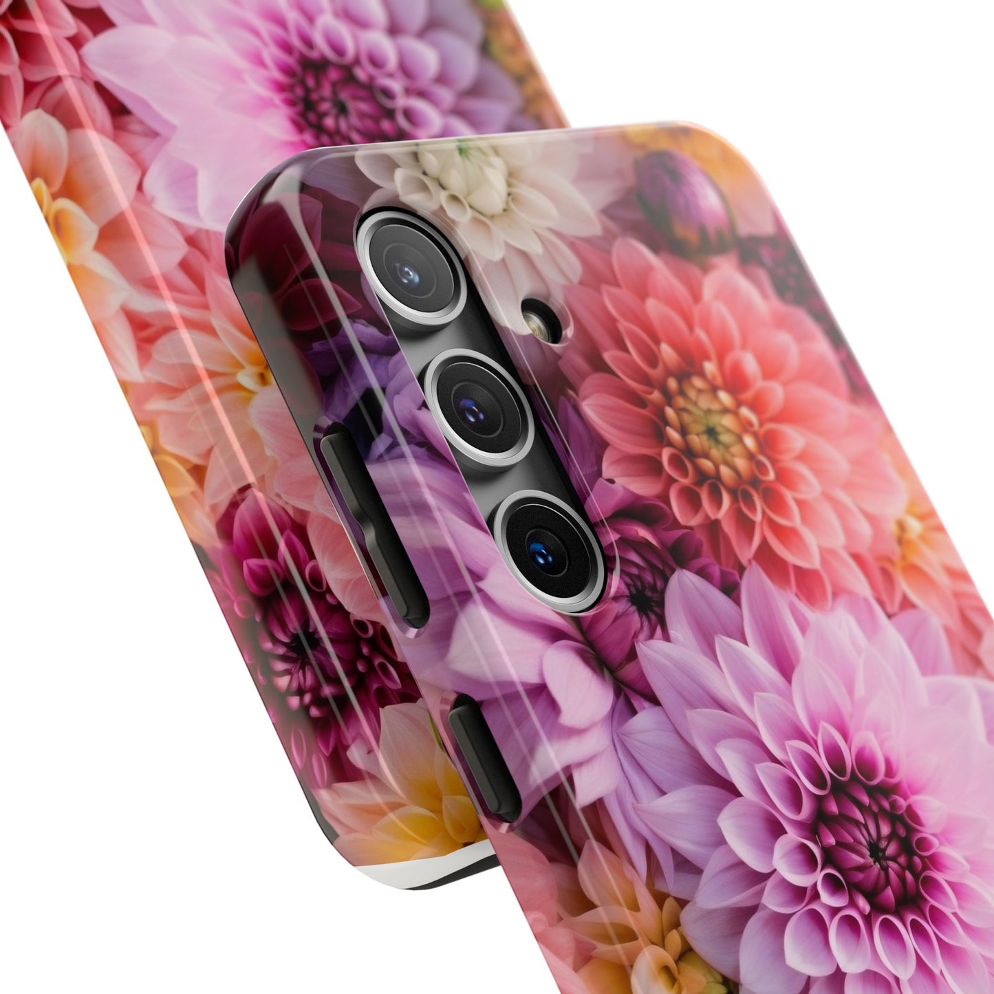 Floral Tough Phone Cases, Durable Phone Cover, Flower Print Case, Gift for Her, Spring Accessories, Custom Phone Case