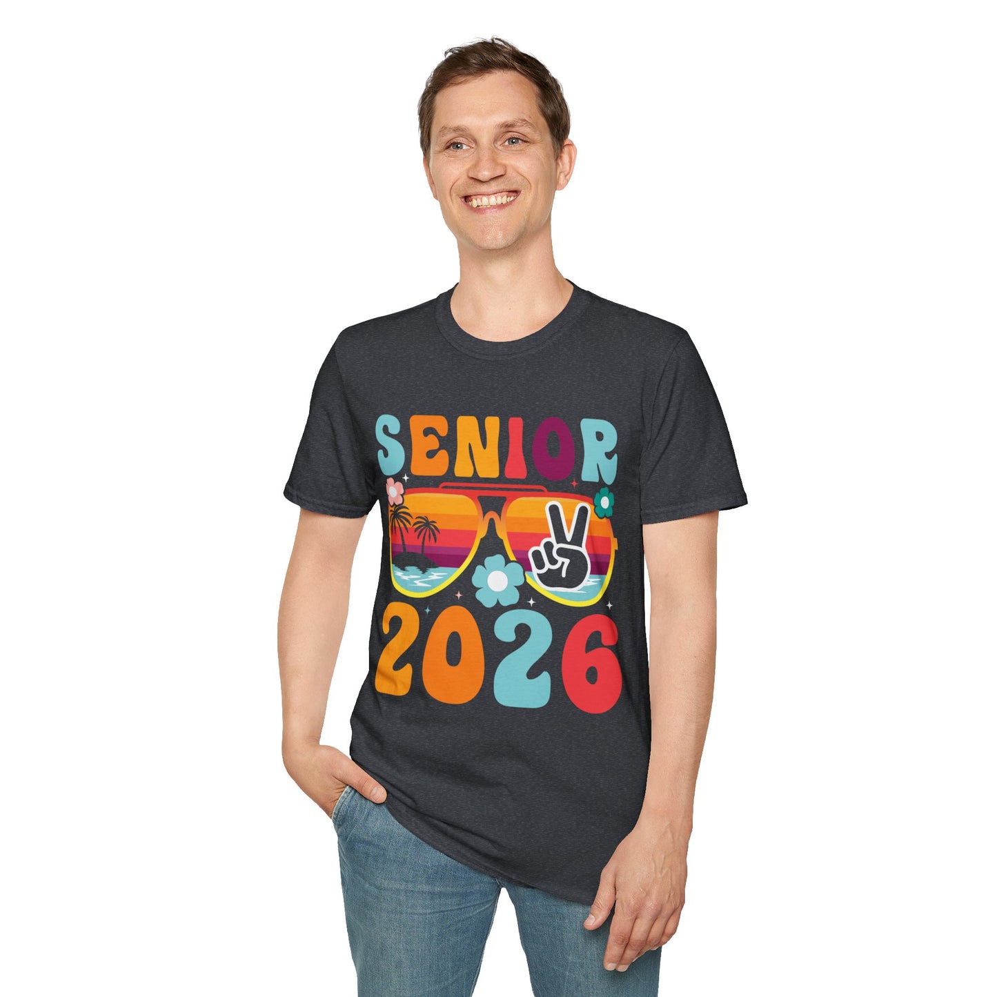 Senior 2026 Beach Vibes - Unisex Softstyle T-Shirt