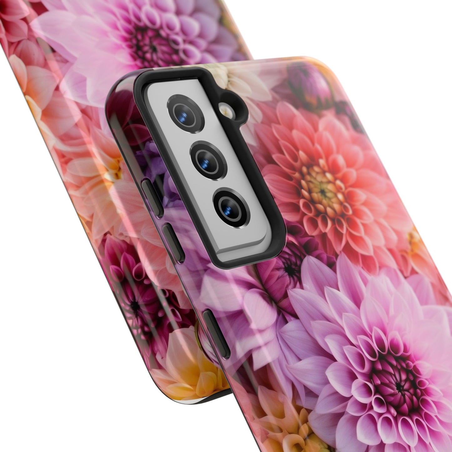 Floral Tough Phone Cases, Durable Phone Cover, Flower Print Case, Gift for Her, Spring Accessories, Custom Phone Case
