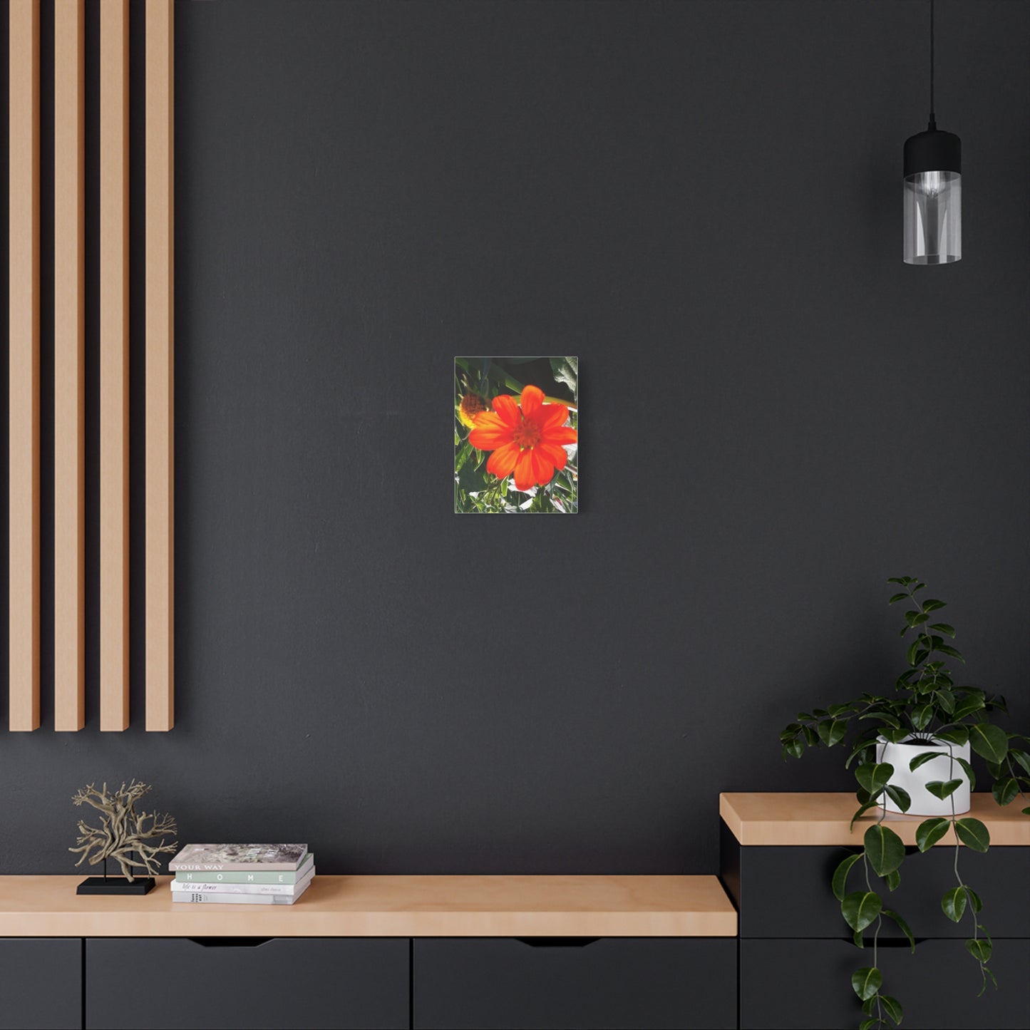 Vibrant Floral Canvas Art, Wall Decor, Gift for Garden Lovers, Bright Home Accent, Modern Art for Any Room