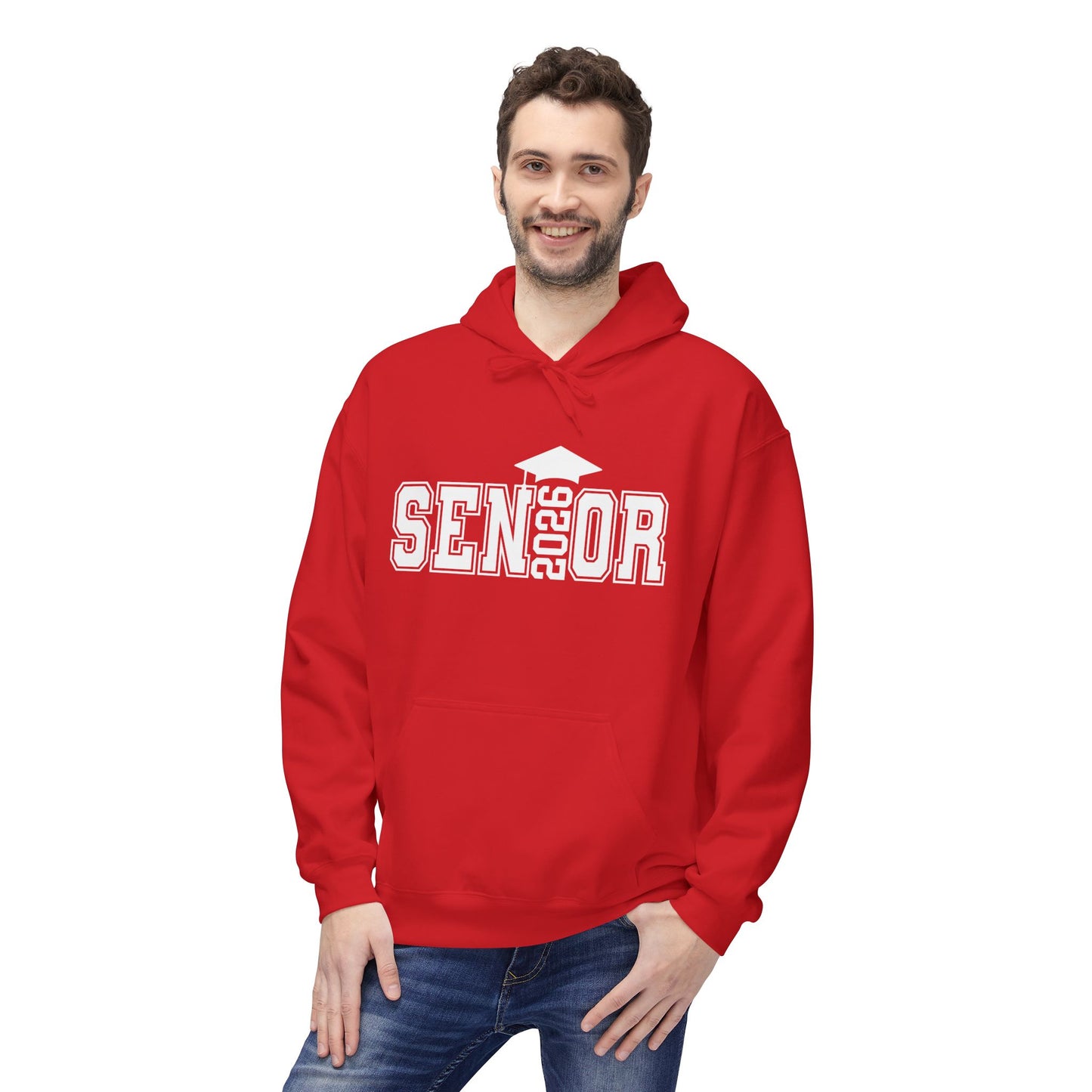 Senior Fleece Hoodie, Cozy Graduation Gift, Class of 2024 Sweatshirt, Unisex Hoodie, Senior Spirit Wear, Comfortable Casual Wear