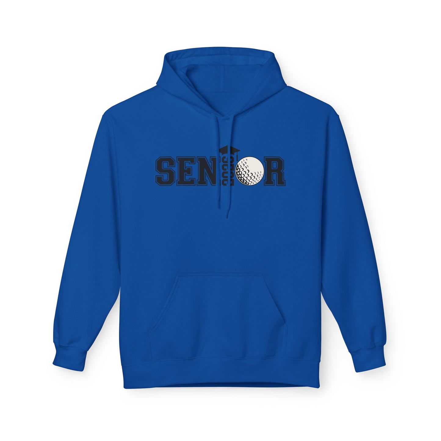 Senior- Golf Fleece Hoodie - Perfect for Graduates, Cozy Gift for Seniors, College Prep, Class of 2023, Warm and Stylish