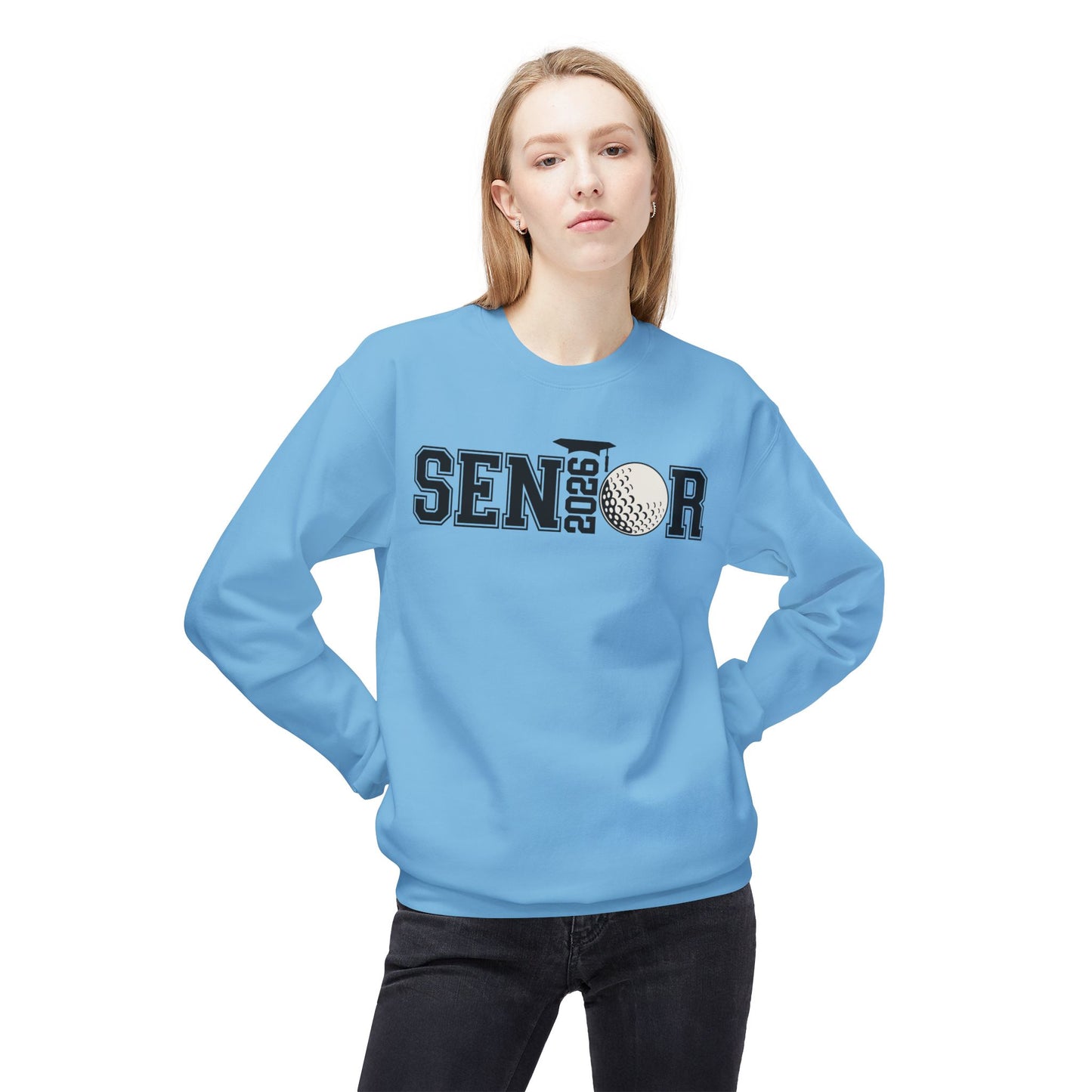 Class of 2026 Golf Sweatshirt, Graduation Gift, Senior Sweatshirt, Unisex Crewneck, Sports Apparel, College Bound Sweatshirt
