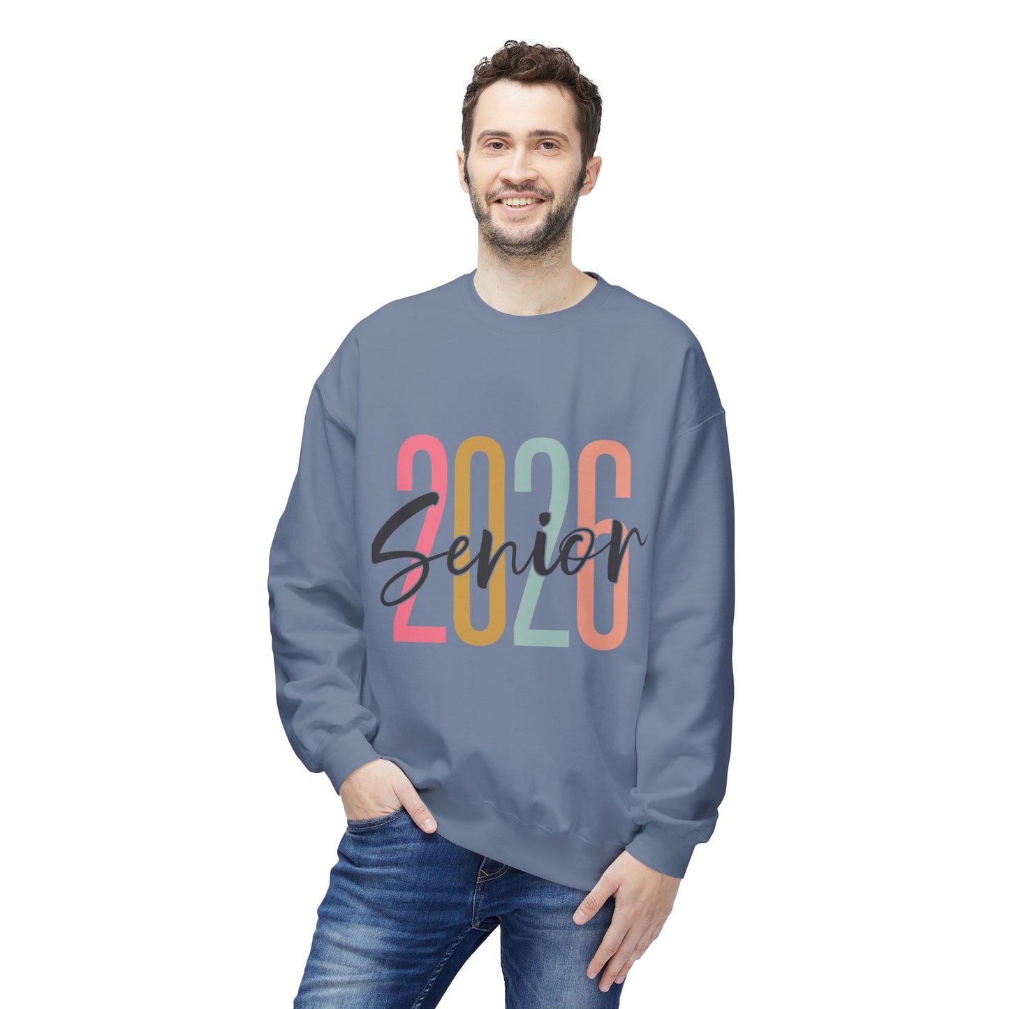 Senior 2026 Crewneck Sweatshirt, Graduation Gift, Unisex Sweatshirt, Class of 2026 Apparel, Cozy Casual Wear, High School Senior