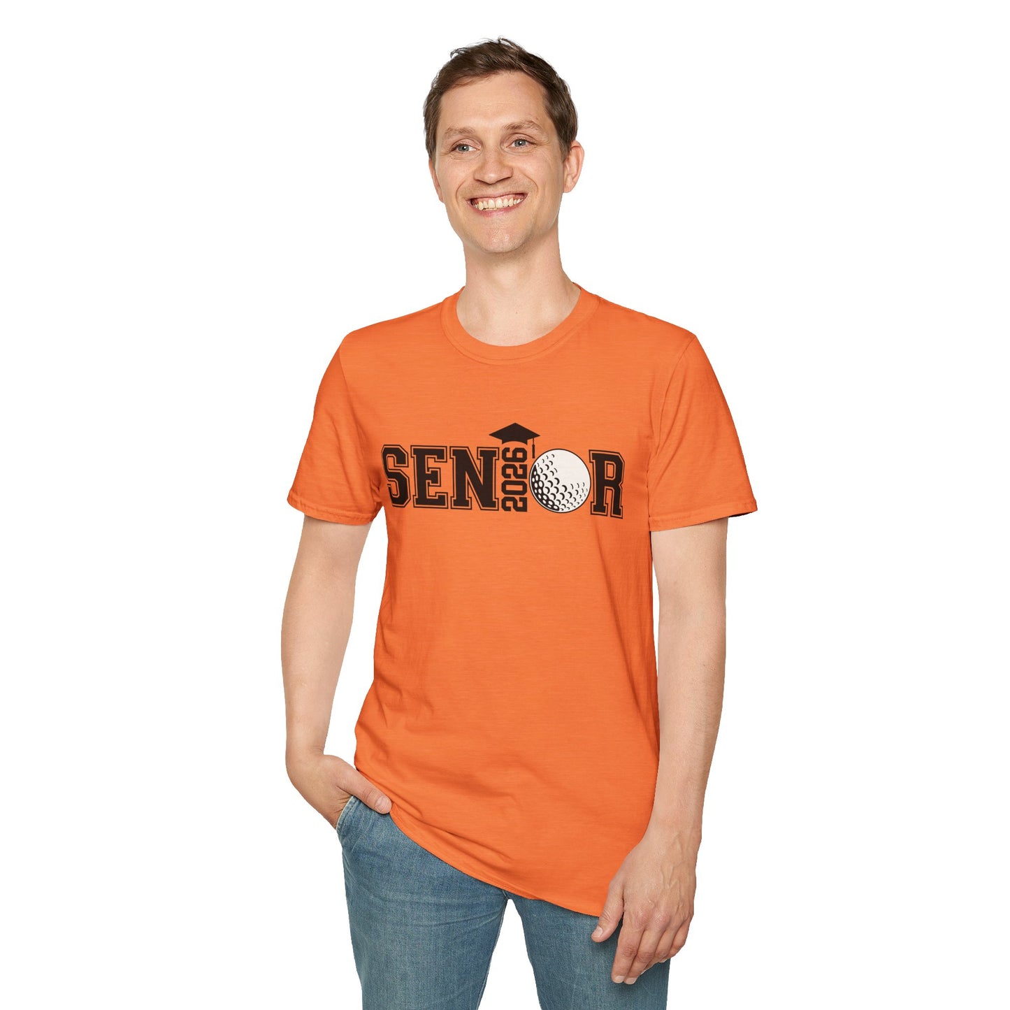 Senior Golf 2026 Unisex T-Shirt – Graduation Tee, Senior Shirt, Gift for Graduates, Class of 2026 Merchandise, Cool Casual Wear