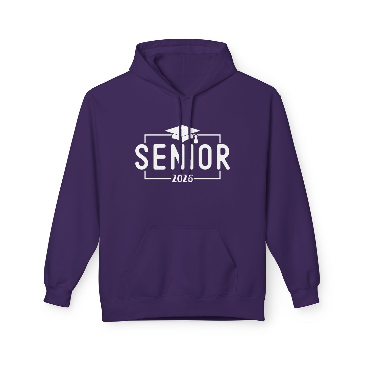 2026 Senior Unisex Midweight Fleece Hoodie, Graduation Gift, Class of 2026 Apparel, Cozy Hoodie, Unique Grad Clothing, High School Senior
