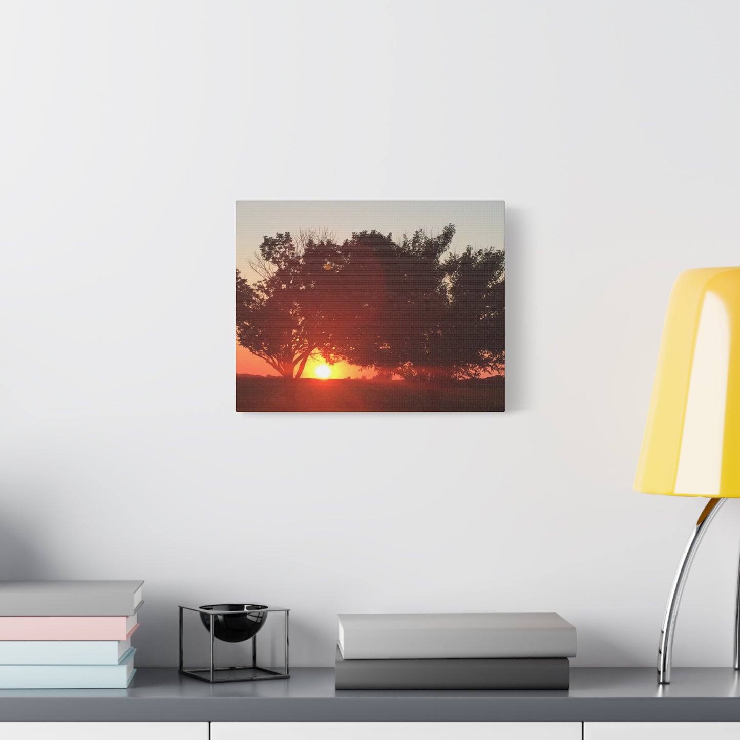 Sunset Serenity Canvas Wall Art, Relaxing Home Decor, Nature Print, Gift for Nature Lovers, Sunset Aesthetic, Art for Living Room