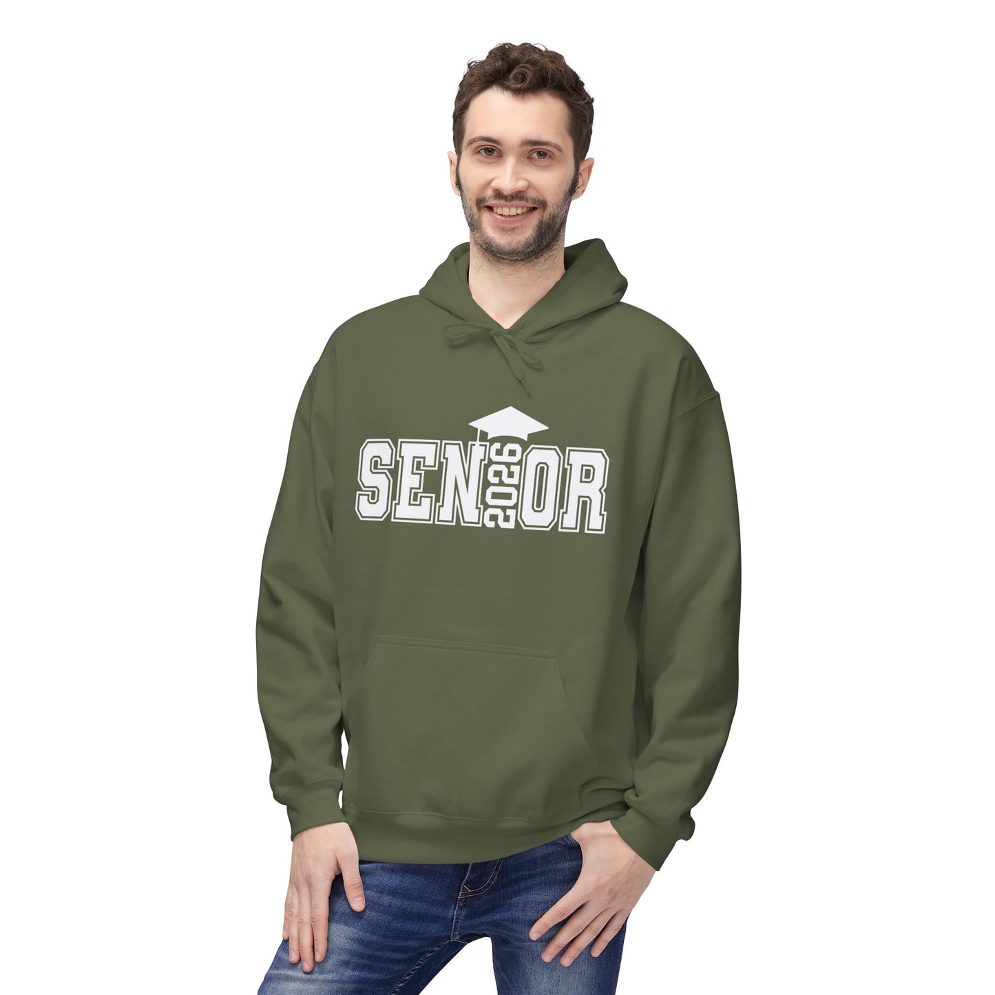 Senior Fleece Hoodie, Cozy Graduation Gift, Class of 2024 Sweatshirt, Unisex Hoodie, Senior Spirit Wear, Comfortable Casual Wear