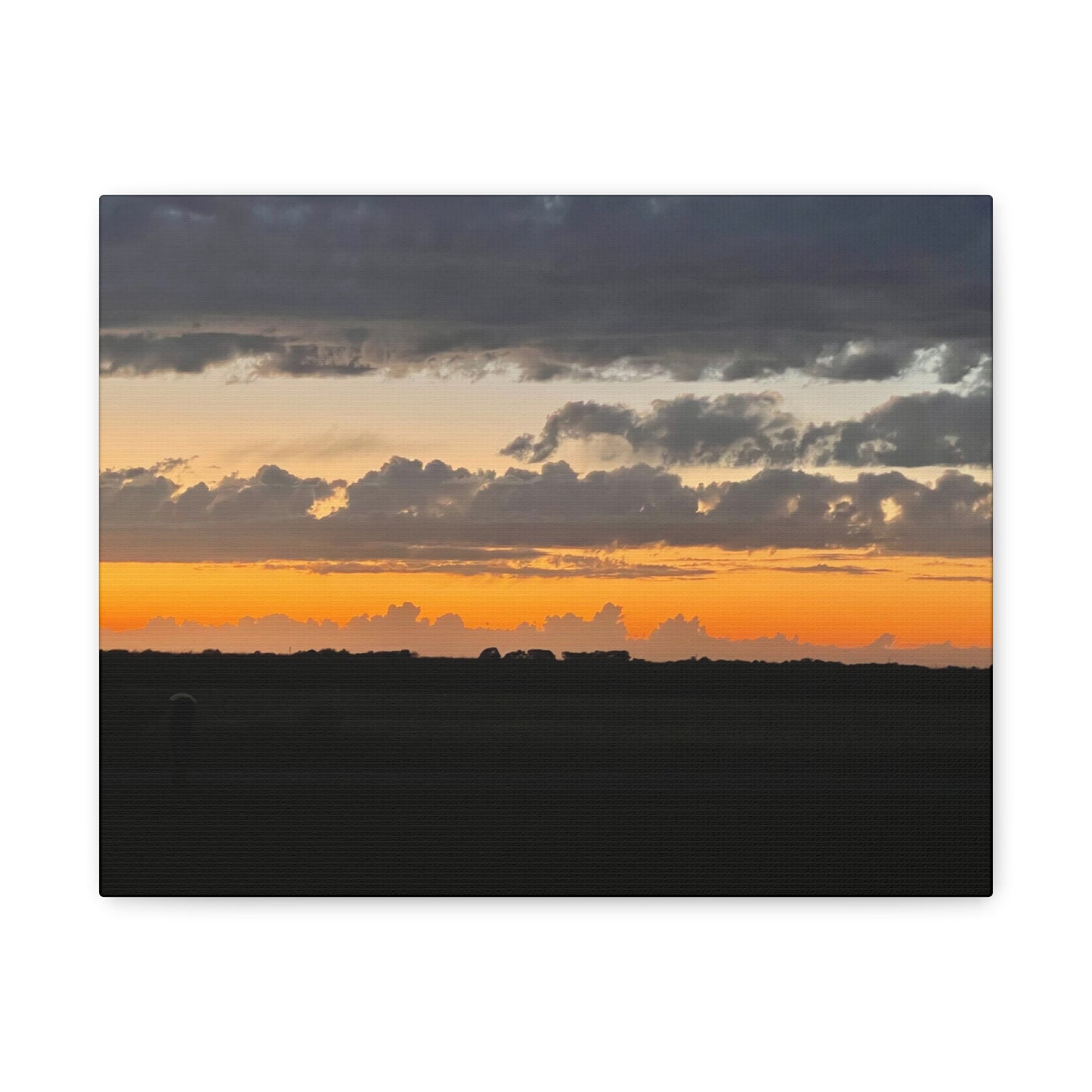 Sunset Canvas Art Print, Wall Decor for Home, Gift for Nature Lovers, Modern Art, Vibrant Landscape, Living Room Decor