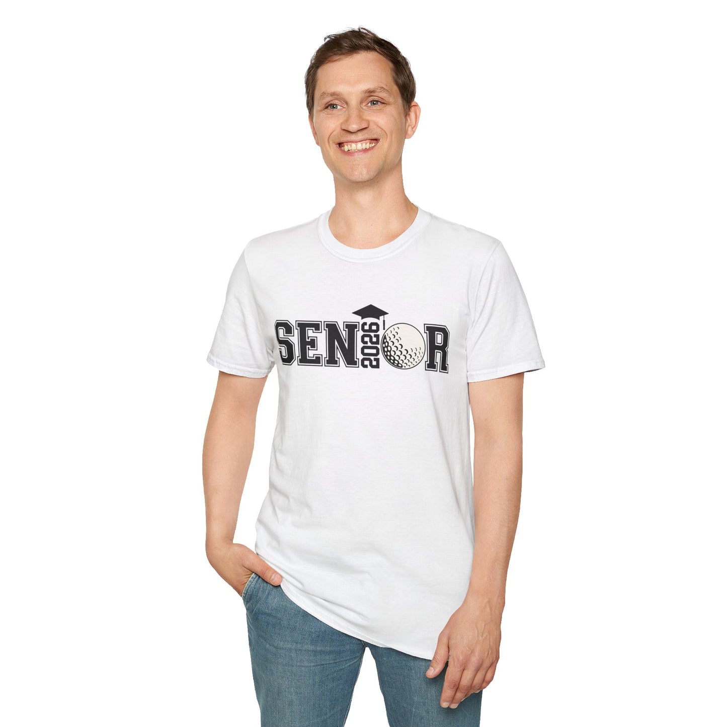 Senior Golf 2026 Unisex T-Shirt – Graduation Tee, Senior Shirt, Gift for Graduates, Class of 2026 Merchandise, Cool Casual Wear
