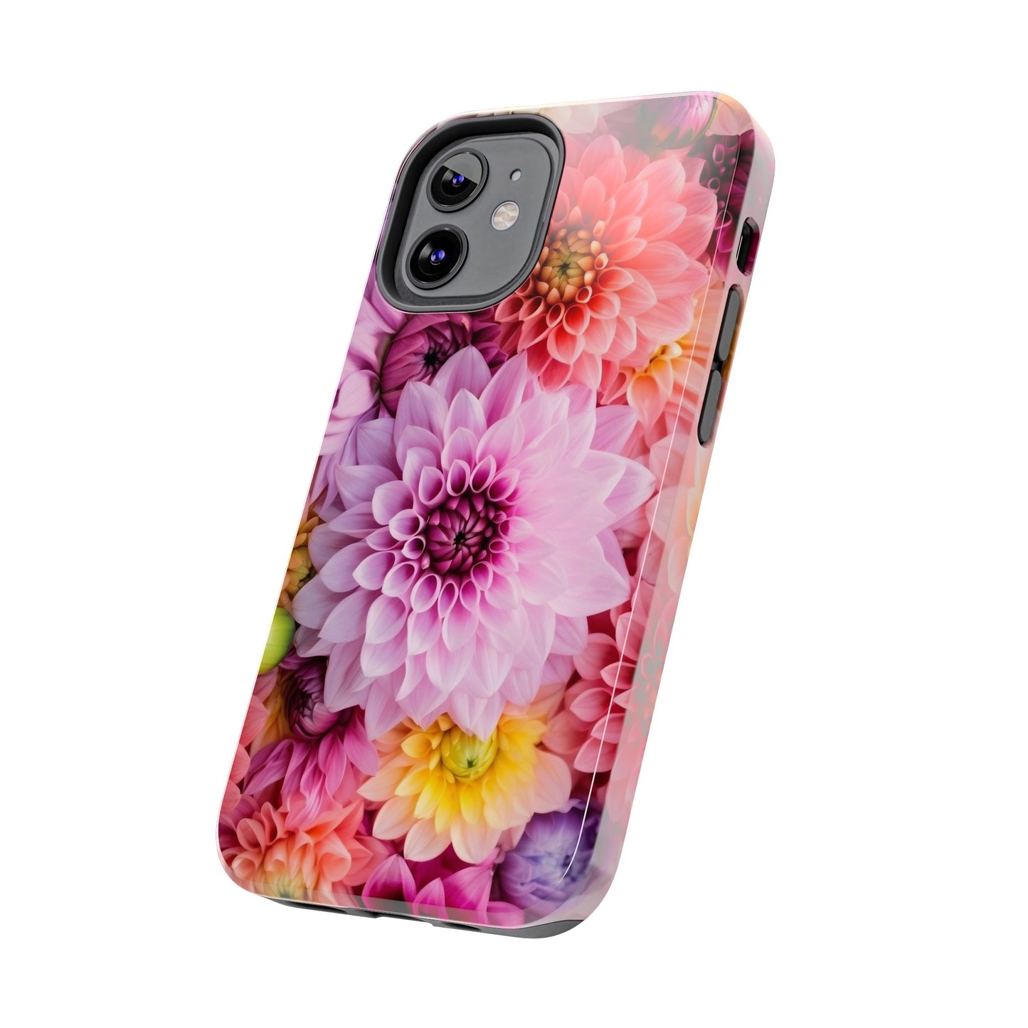 Floral Tough Phone Cases, Durable Phone Cover, Flower Print Case, Gift for Her, Spring Accessories, Custom Phone Case