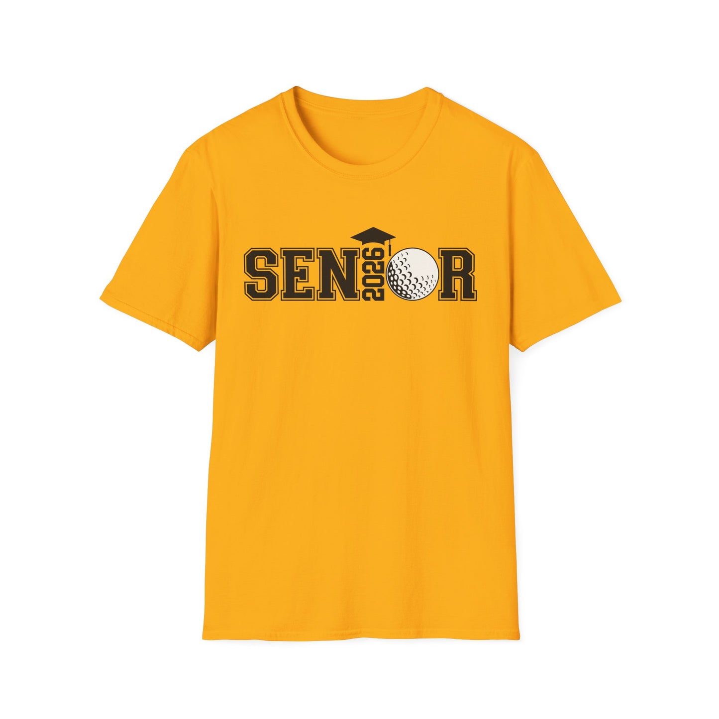 Senior Golf 2026 Unisex T-Shirt – Graduation Tee, Senior Shirt, Gift for Graduates, Class of 2026 Merchandise, Cool Casual Wear