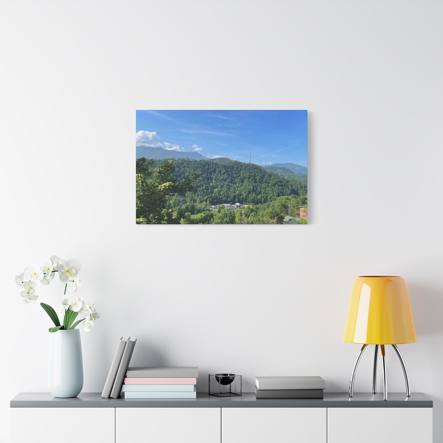 Scenic Matte Canvas Wall Art, Nature Decor, Mountain Landscape, Home Gallery, Gift Idea, Wall Decor