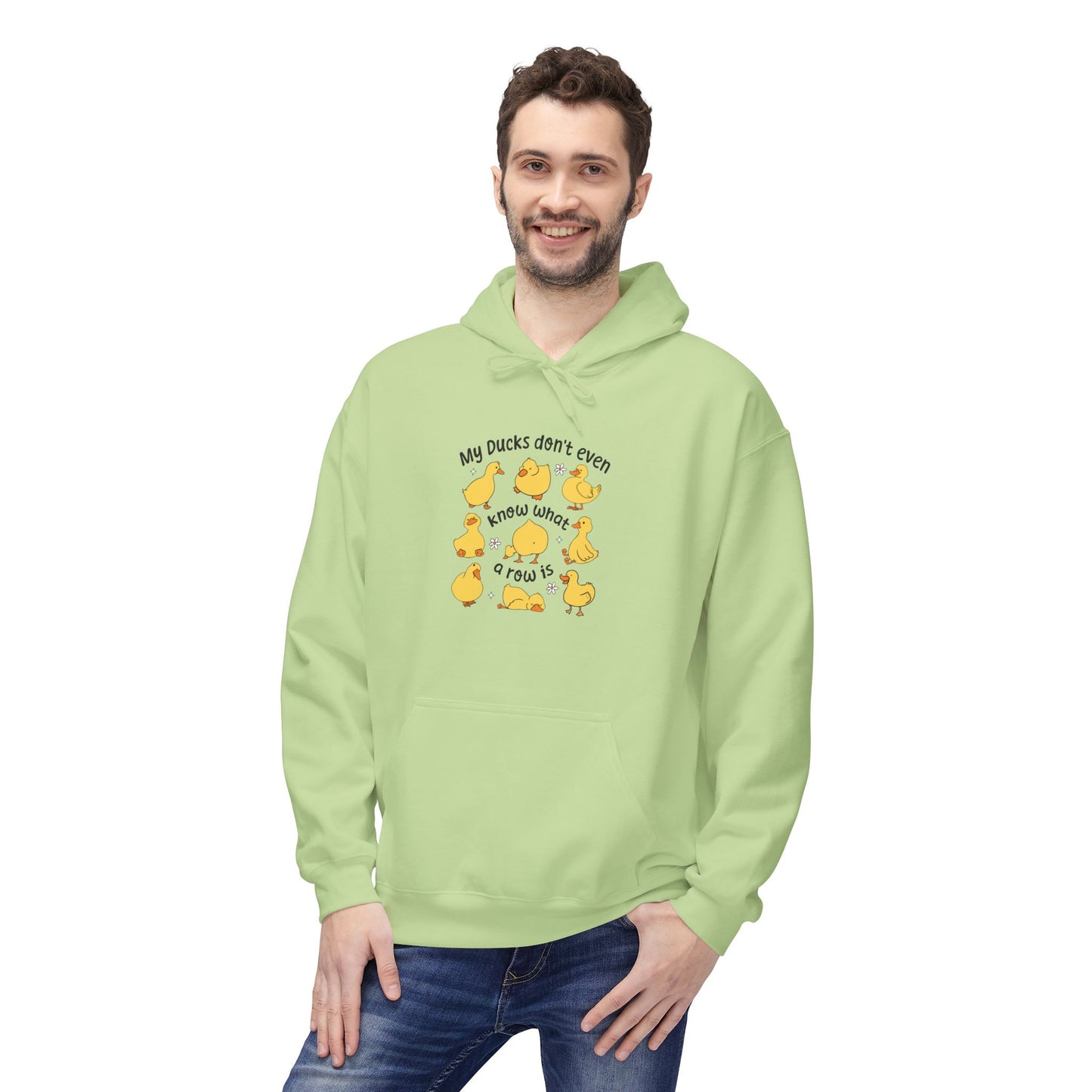 My Duck Didn’t Even Fleece Hoodie, Cozy Animal Lover Gift, Fun Birthday Present, Cute Casual Wear, Duck-Themed Apparel, Warm Hoodie