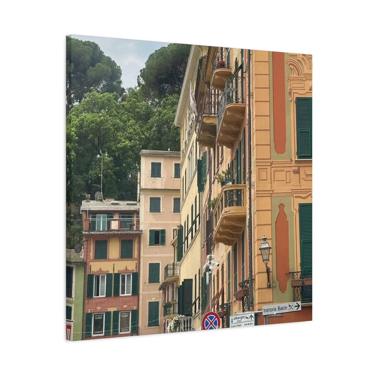 Italian Balcony Wall Decor, Home Decor, Gift for Art Lovers, Cozy Aesthetic, Travel Inspiration
