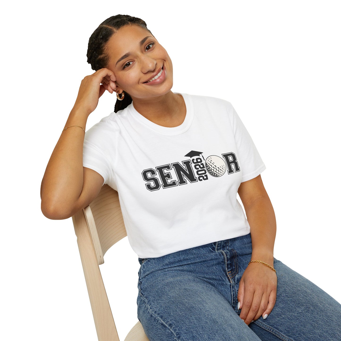 Senior Golf 2026 Unisex T-Shirt – Graduation Tee, Senior Shirt, Gift for Graduates, Class of 2026 Merchandise, Cool Casual Wear