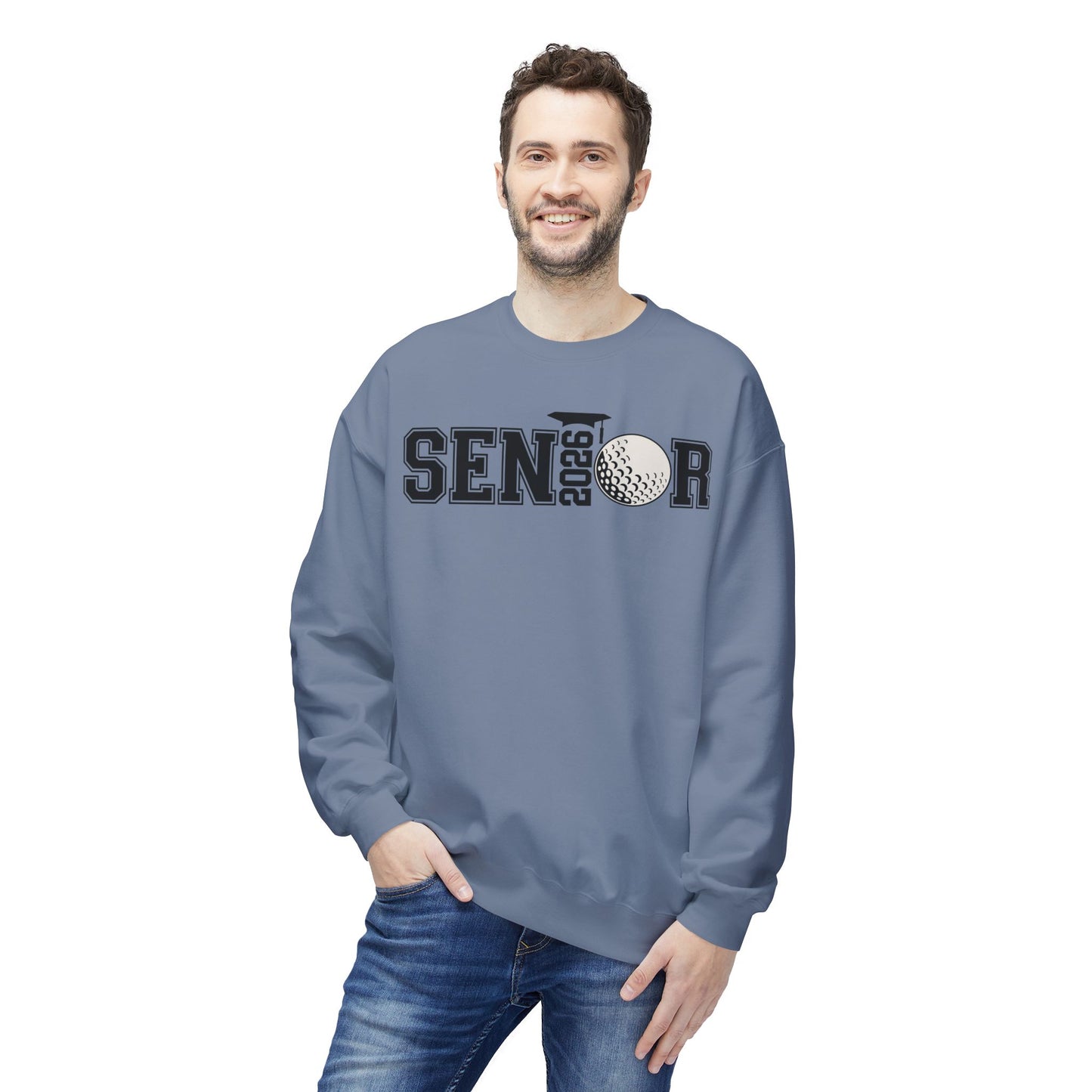 Class of 2026 Golf Sweatshirt, Graduation Gift, Senior Sweatshirt, Unisex Crewneck, Sports Apparel, College Bound Sweatshirt
