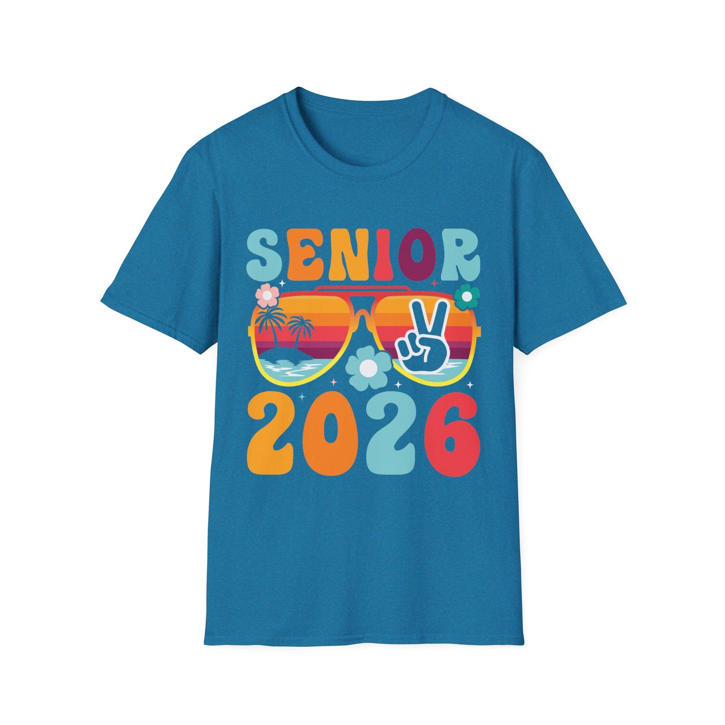 Senior 2026 Beach Vibes - Unisex Softstyle T-Shirt