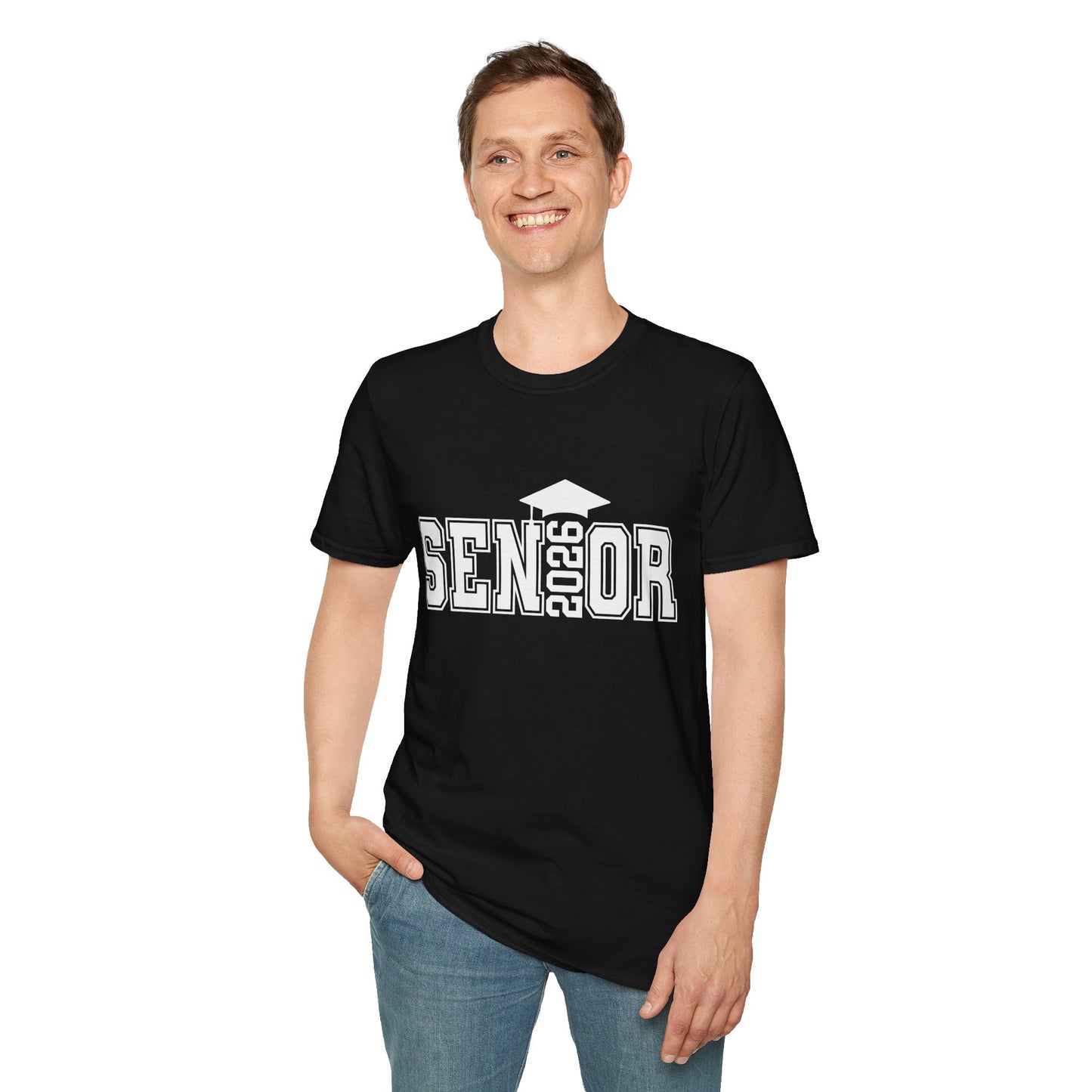 Class of 2026 Senior T-Shirt, Graduation Tee, Unisex Softstyle Shirt for Graduates, Perfect for Parties and Celebrations, Gift for Seniors