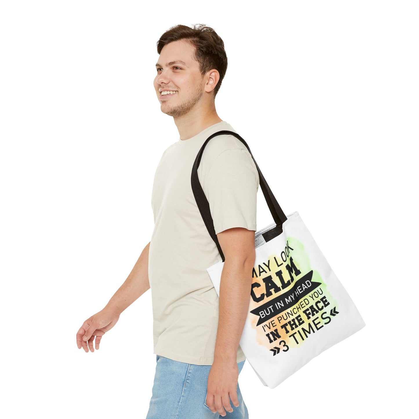 Humorous Tote Bag, Funny Gift for Friends, Everyday Use, Shopping Bag, Motivational Quote, Office Humor, Unique Present