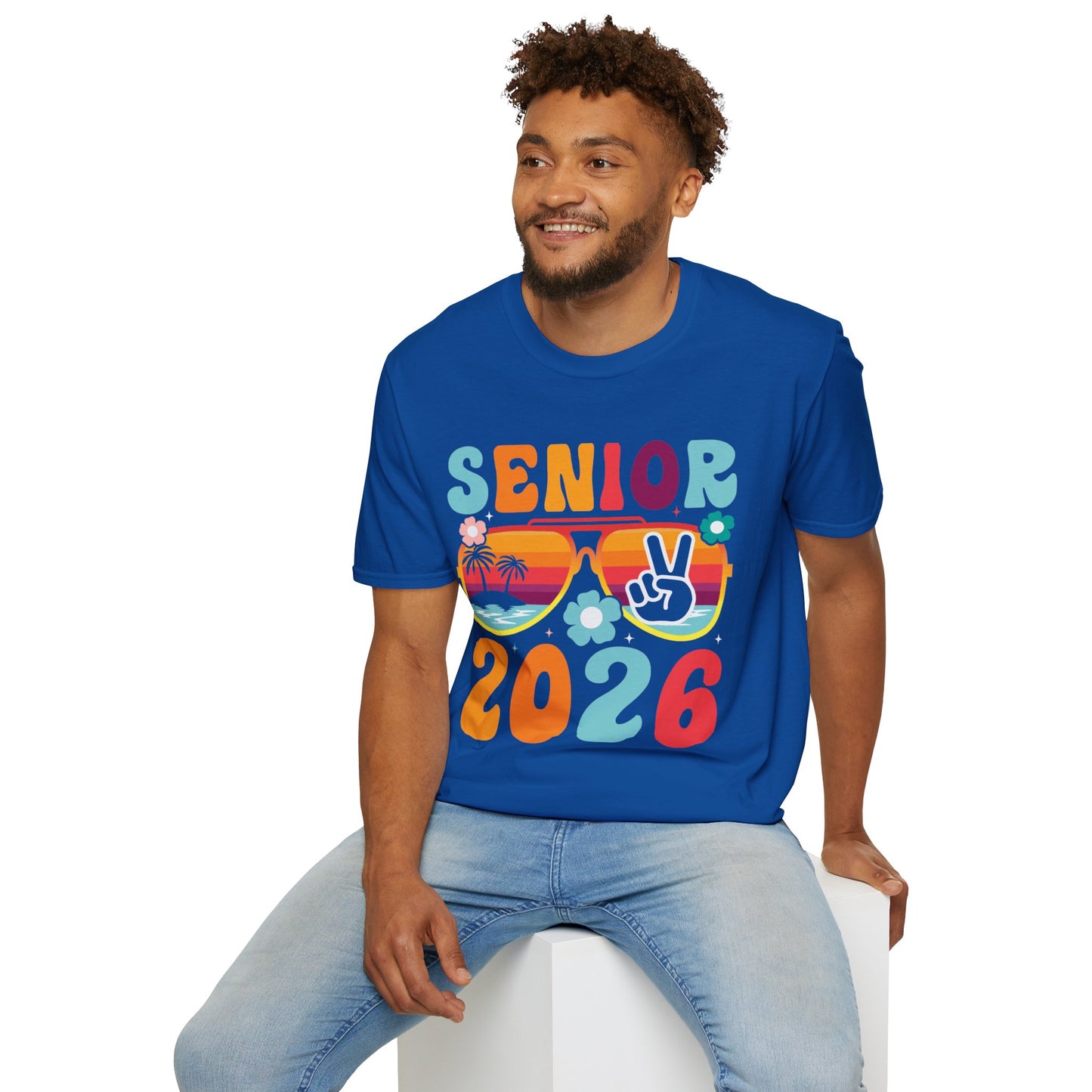 2026 Senior T-Shirt, Unisex Softstyle Tee, Graduation Gift, Summer Vibes Shirt, Class of 2026, Senior Celebration Apparel