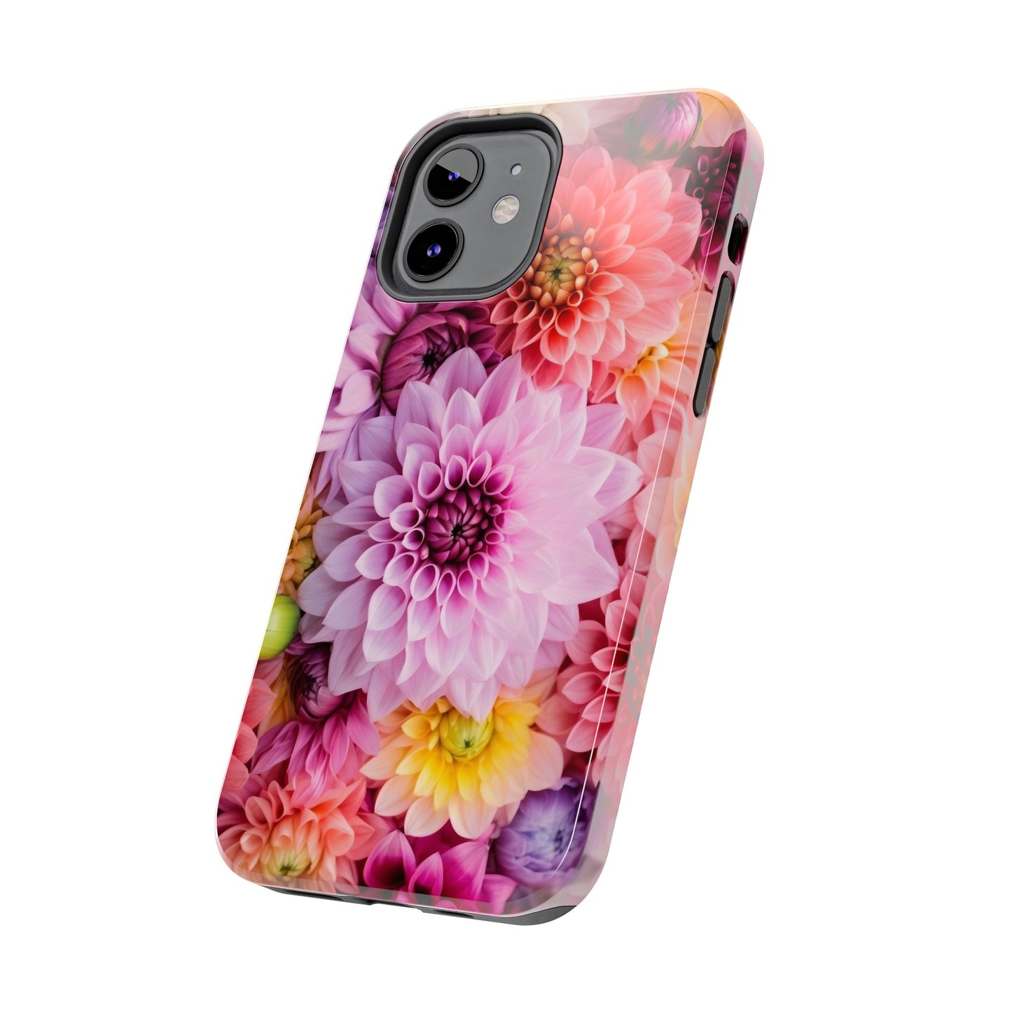Floral Tough Phone Cases, Durable Phone Cover, Flower Print Case, Gift for Her, Spring Accessories, Custom Phone Case