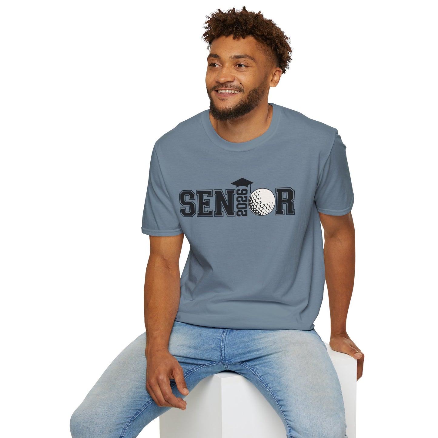 Senior Golf 2026 Unisex T-Shirt – Graduation Tee, Senior Shirt, Gift for Graduates, Class of 2026 Merchandise, Cool Casual Wear