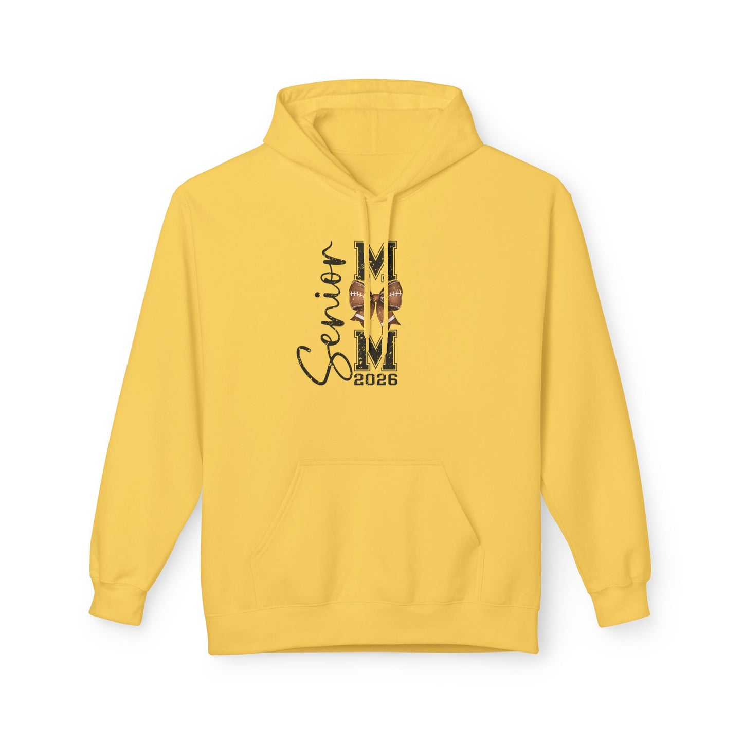 2026 Senior Football Mom, Fleece Hoodie,