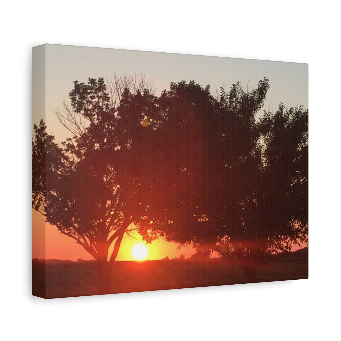Sunset Serenity Canvas Wall Art, Relaxing Home Decor, Nature Print, Gift for Nature Lovers, Sunset Aesthetic, Art for Living Room