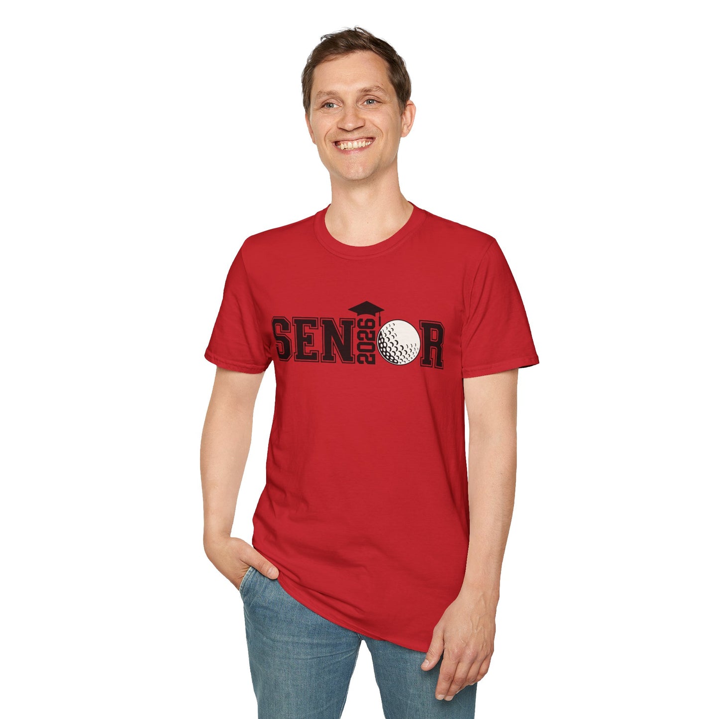 Senior Golf 2026 Unisex T-Shirt – Graduation Tee, Senior Shirt, Gift for Graduates, Class of 2026 Merchandise, Cool Casual Wear