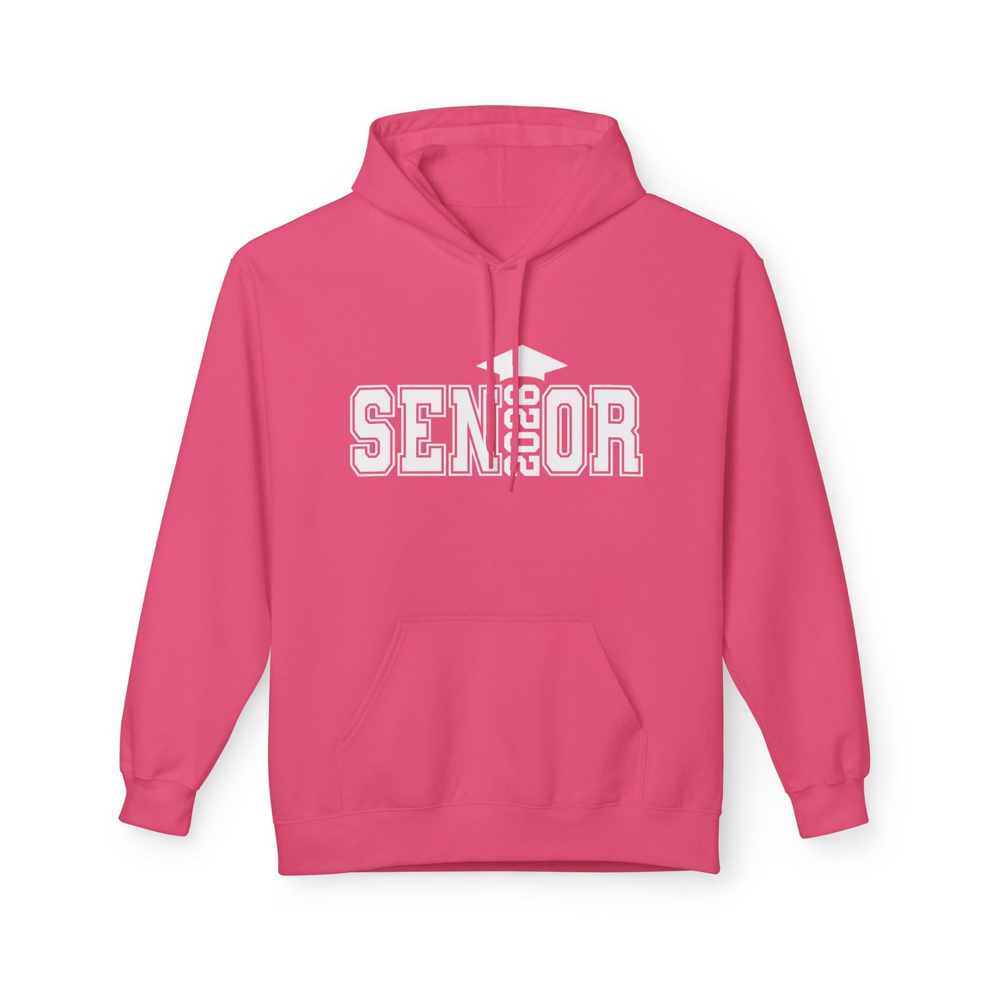 Senior Fleece Hoodie, Cozy Graduation Gift, Class of 2024 Sweatshirt, Unisex Hoodie, Senior Spirit Wear, Comfortable Casual Wear