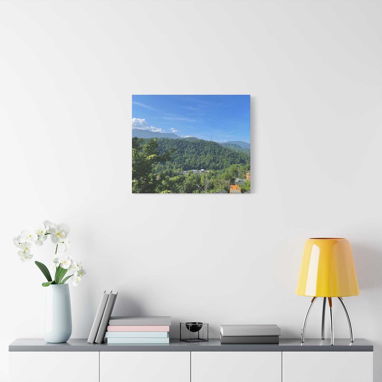 Scenic Matte Canvas Wall Art, Nature Decor, Mountain Landscape, Home Gallery, Gift Idea, Wall Decor