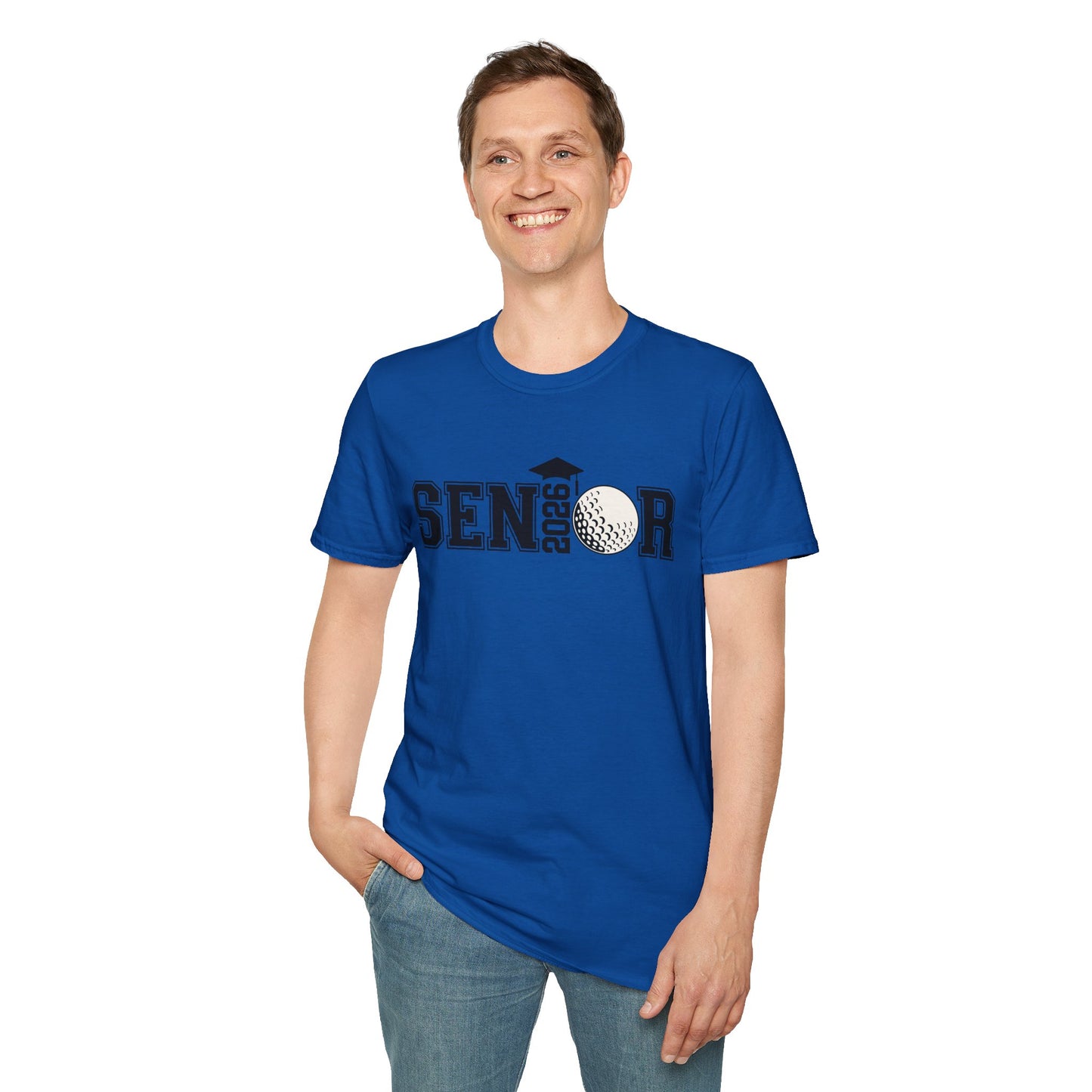 Senior Golf 2026 Unisex T-Shirt – Graduation Tee, Senior Shirt, Gift for Graduates, Class of 2026 Merchandise, Cool Casual Wear