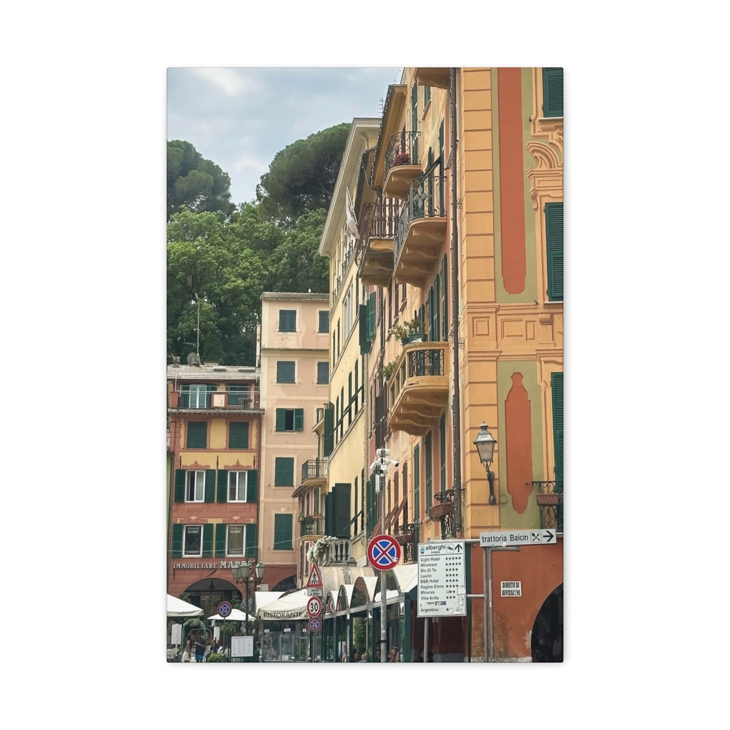 Italian Balcony Wall Decor, Home Decor, Gift for Art Lovers, Cozy Aesthetic, Travel Inspiration