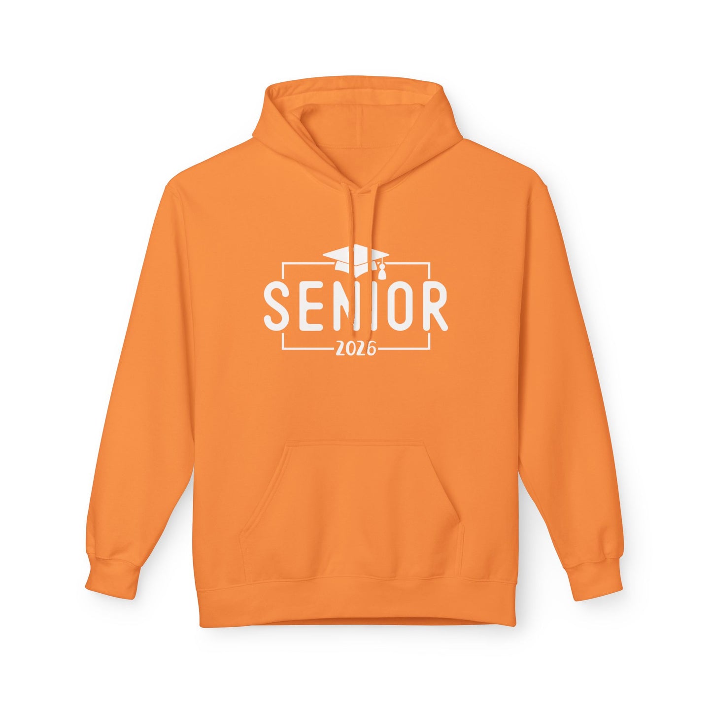 2026 Senior Unisex Midweight Fleece Hoodie, Graduation Gift, Class of 2026 Apparel, Cozy Hoodie, Unique Grad Clothing, High School Senior