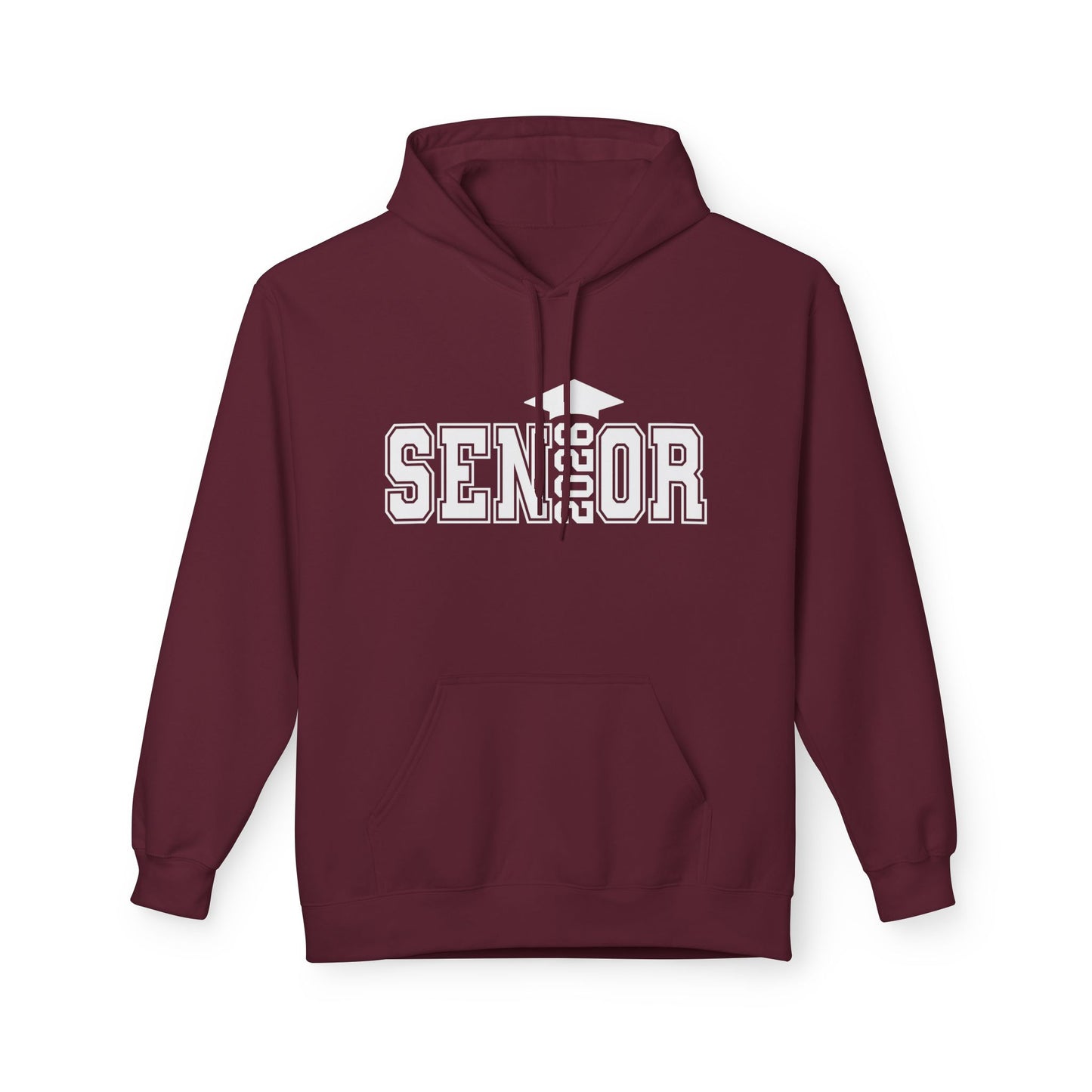 Senior Fleece Hoodie, Cozy Graduation Gift, Class of 2024 Sweatshirt, Unisex Hoodie, Senior Spirit Wear, Comfortable Casual Wear