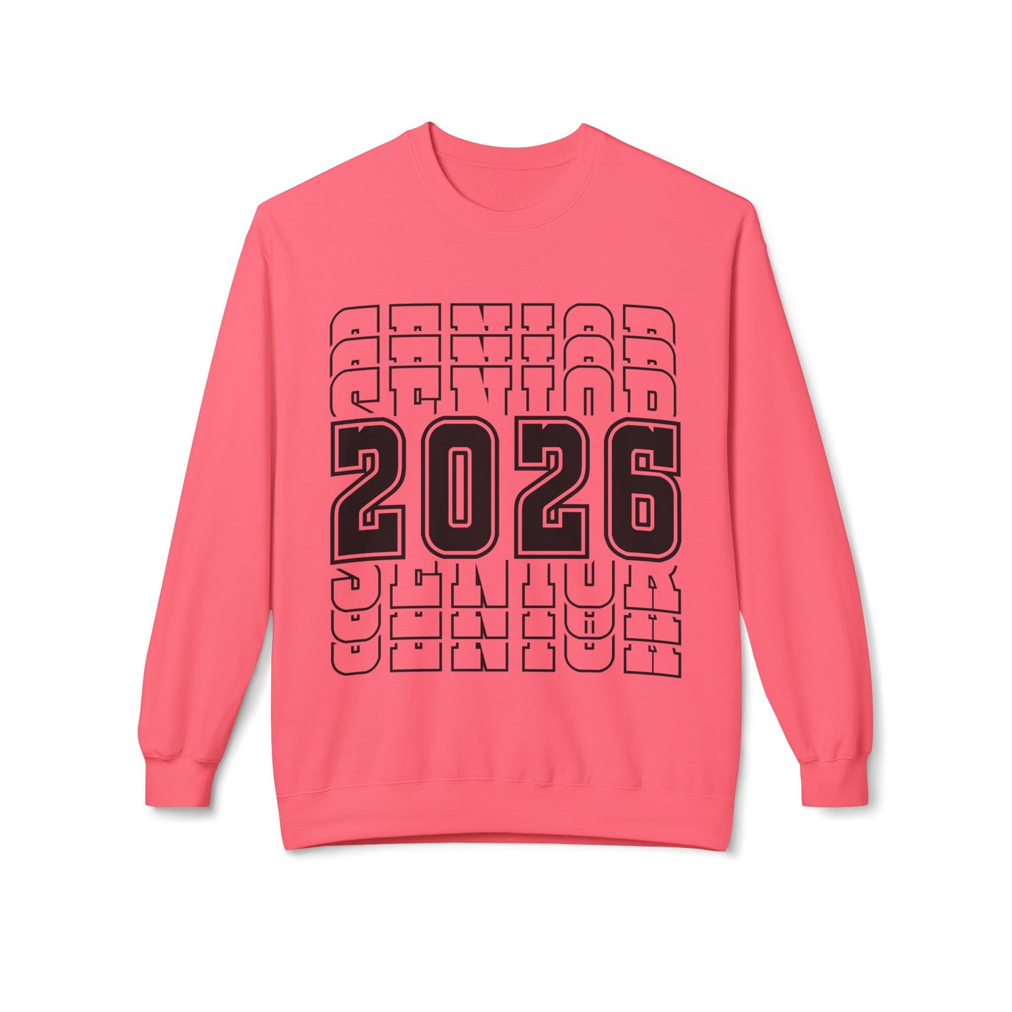 Stylish Senior Sweatshirt for Class of 2026, Unisex Crewneck, Graduation Gift, College Bound, Cozy Apparel, Trendy Layering Piece