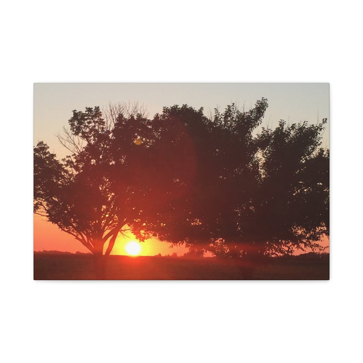Sunset Serenity Canvas Wall Art, Relaxing Home Decor, Nature Print, Gift for Nature Lovers, Sunset Aesthetic, Art for Living Room