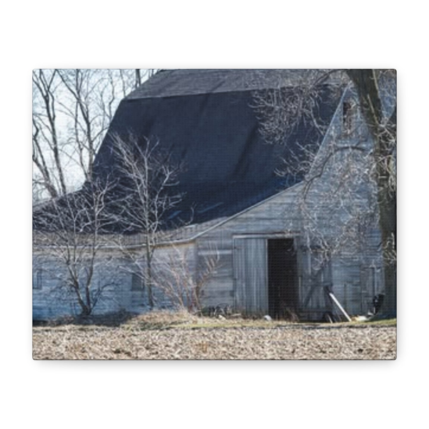 Rustic Barn Canvas Wall Art, Barn Decor, Country Home Decor, Farmhouse Wall Art, Rustic Home Decoration
