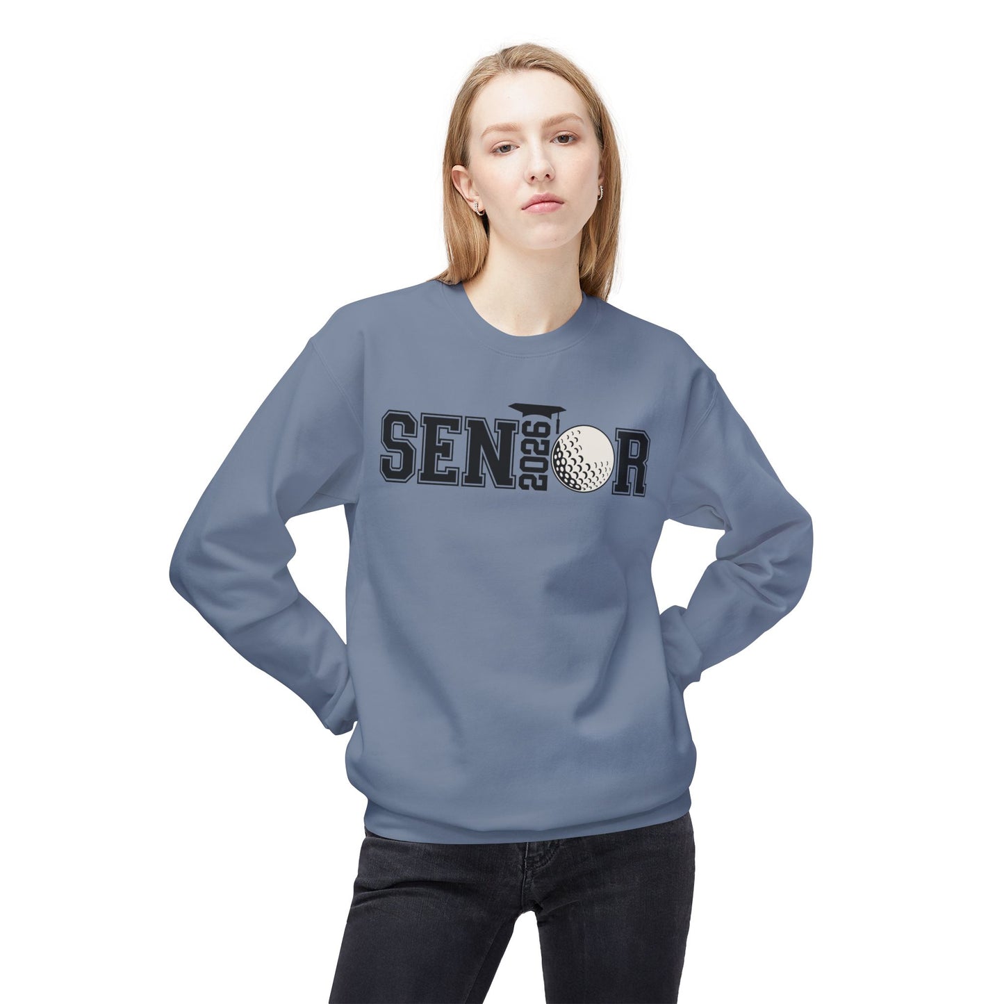 Class of 2026 Golf Sweatshirt, Graduation Gift, Senior Sweatshirt, Unisex Crewneck, Sports Apparel, College Bound Sweatshirt