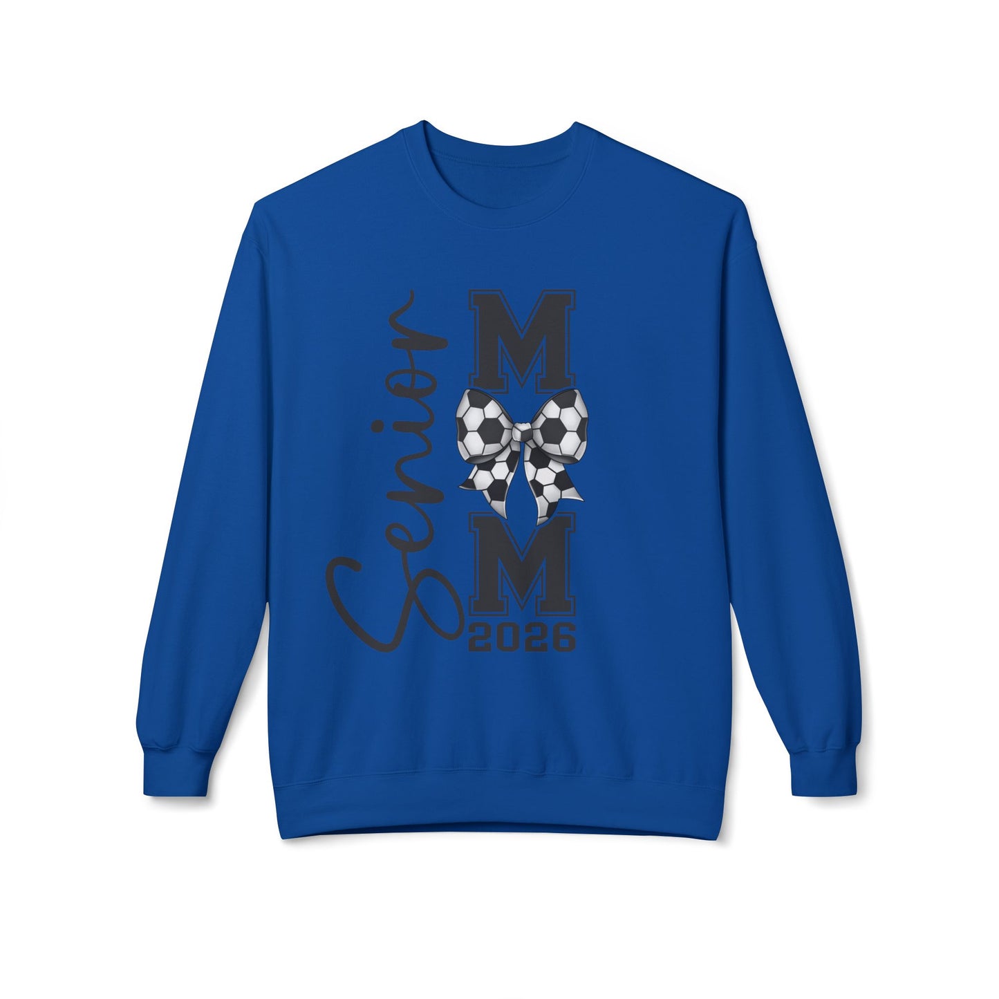 Senior Soccer Mom 2026Crewneck Sweatshirt | Unisex Fleece Pullover |