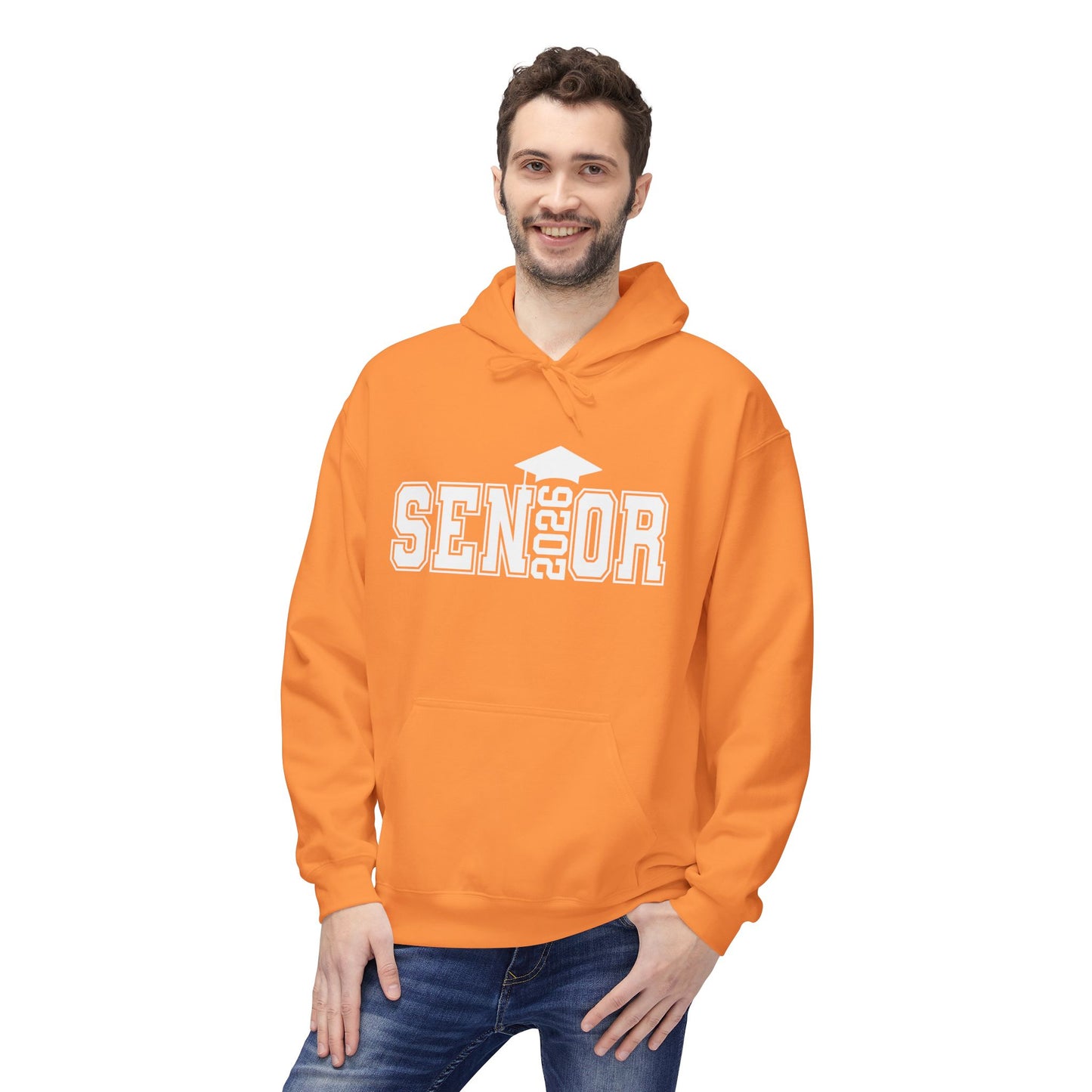 Senior Fleece Hoodie, Cozy Graduation Gift, Class of 2024 Sweatshirt, Unisex Hoodie, Senior Spirit Wear, Comfortable Casual Wear