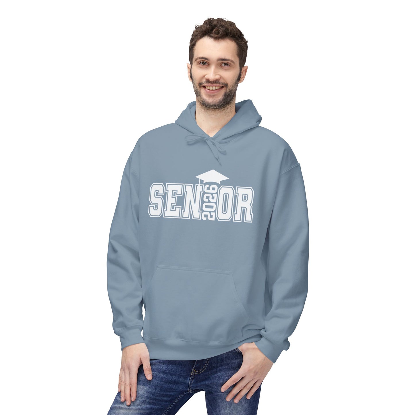 Senior Fleece Hoodie, Cozy Graduation Gift, Class of 2024 Sweatshirt, Unisex Hoodie, Senior Spirit Wear, Comfortable Casual Wear