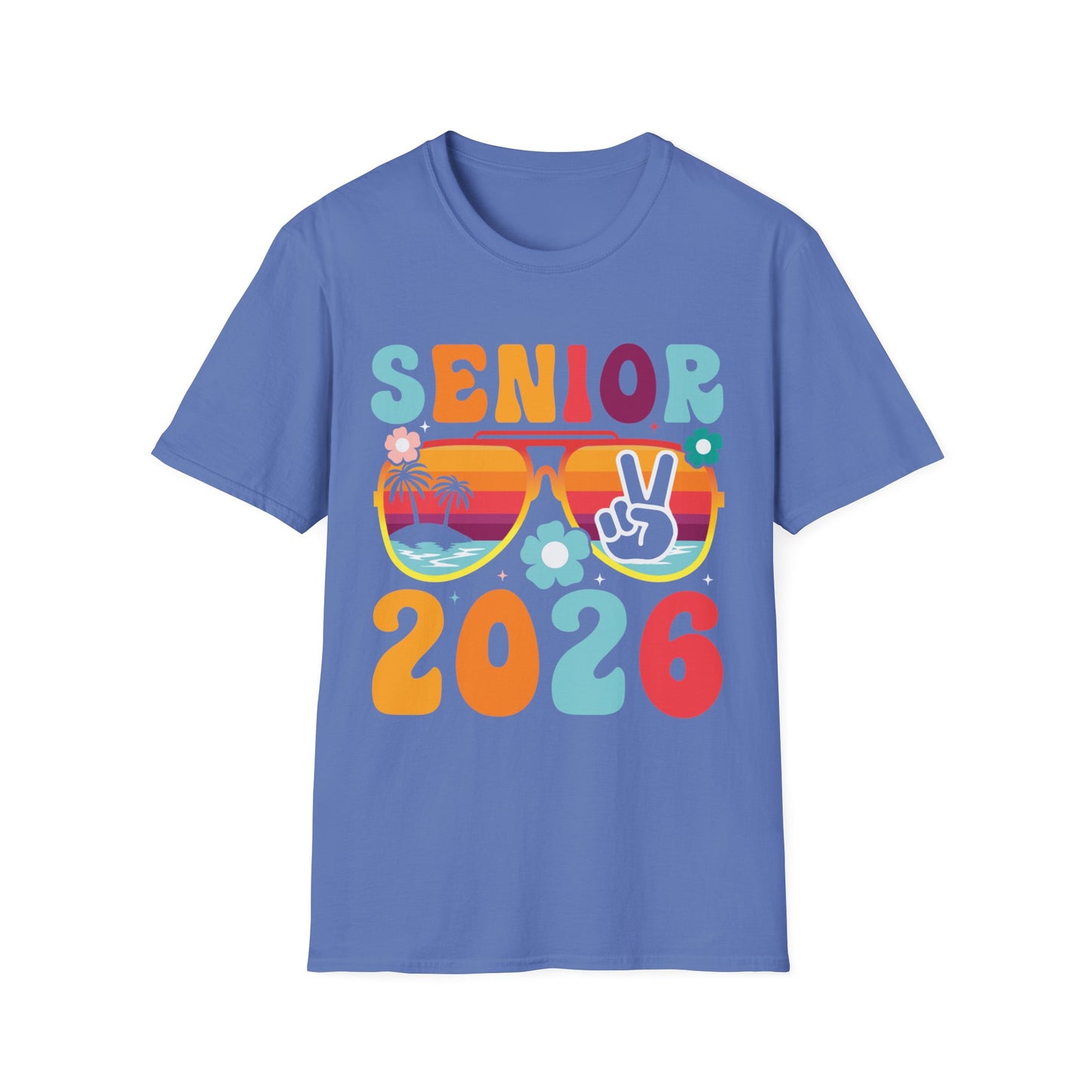 Senior 2026 Beach Vibes - Unisex Softstyle T-Shirt