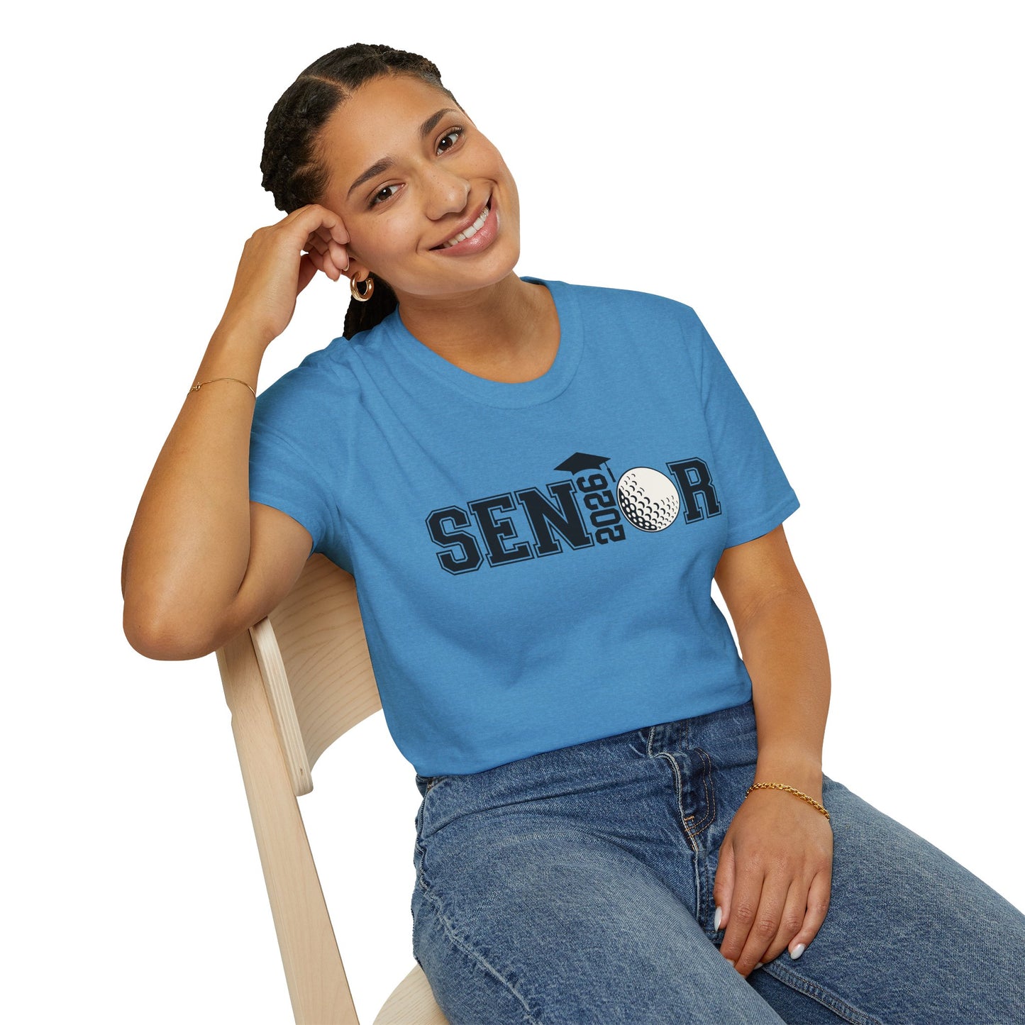 Senior Golf 2026 Unisex T-Shirt – Graduation Tee, Senior Shirt, Gift for Graduates, Class of 2026 Merchandise, Cool Casual Wear