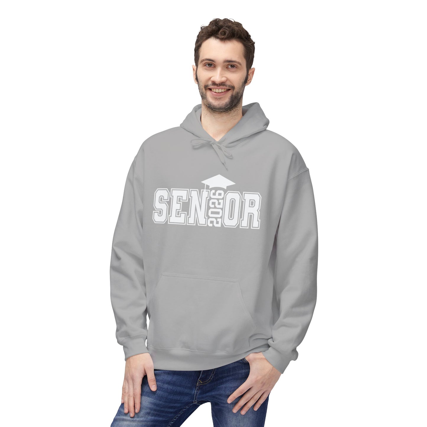 Senior Fleece Hoodie, Cozy Graduation Gift, Class of 2024 Sweatshirt, Unisex Hoodie, Senior Spirit Wear, Comfortable Casual Wear