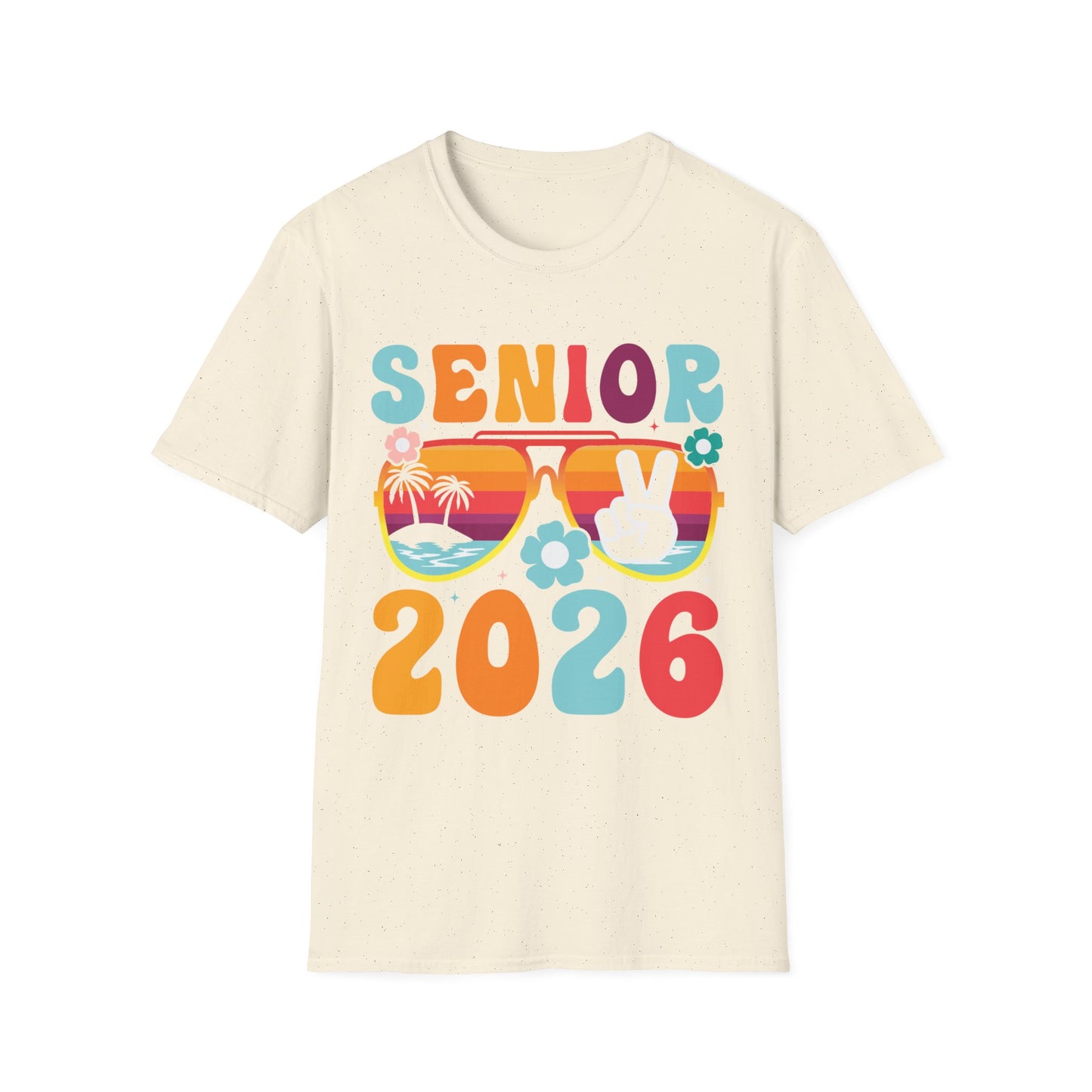 Senior 2026 Beach Vibes - Unisex Softstyle T-Shirt