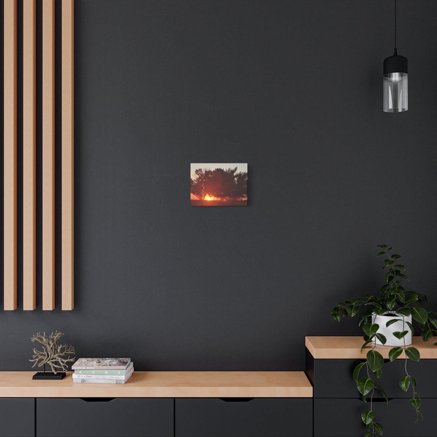 Sunset Serenity Canvas Wall Art, Relaxing Home Decor, Nature Print, Gift for Nature Lovers, Sunset Aesthetic, Art for Living Room