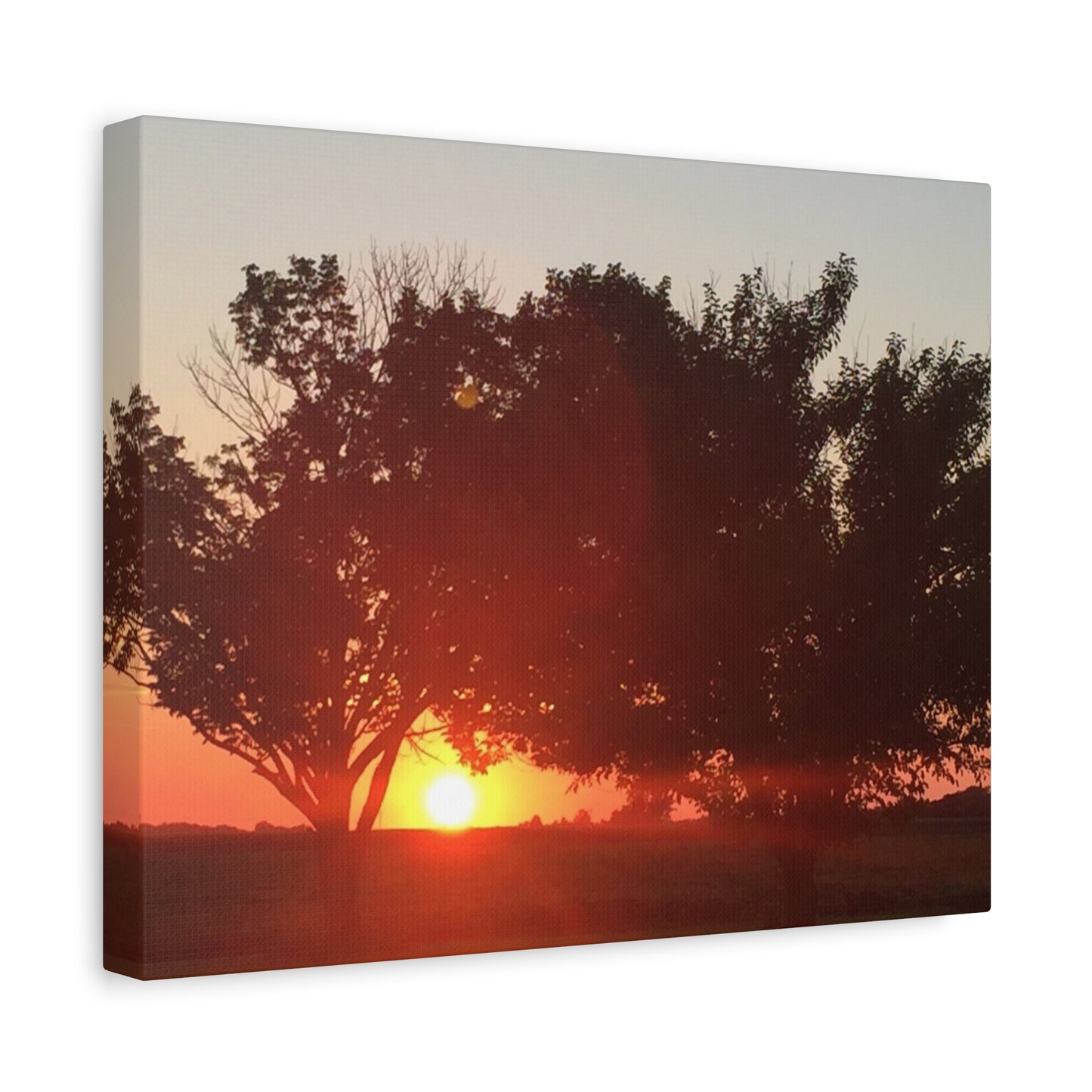 Sunset Serenity Canvas Wall Art, Relaxing Home Decor, Nature Print, Gift for Nature Lovers, Sunset Aesthetic, Art for Living Room