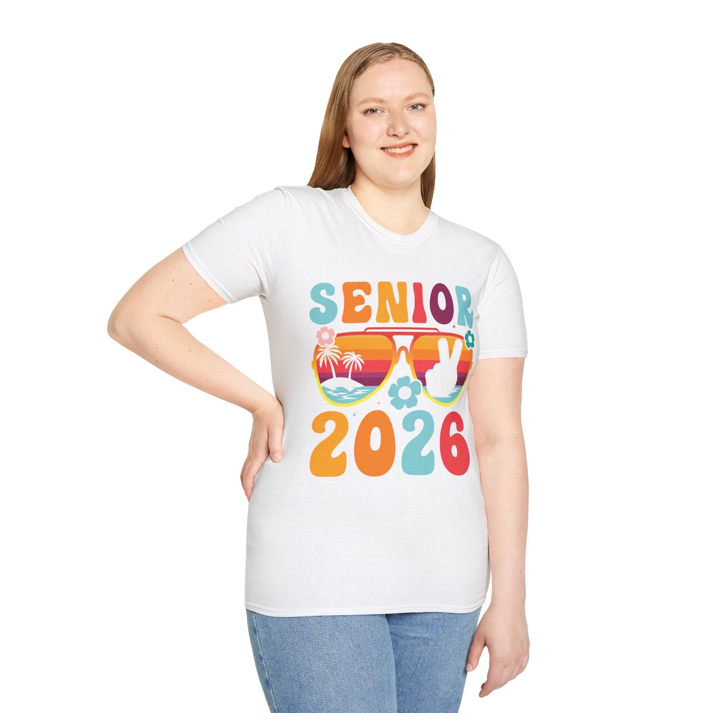 2026 Senior T-Shirt, Unisex Softstyle Tee, Graduation Gift, Summer Vibes Shirt, Class of 2026, Senior Celebration Apparel